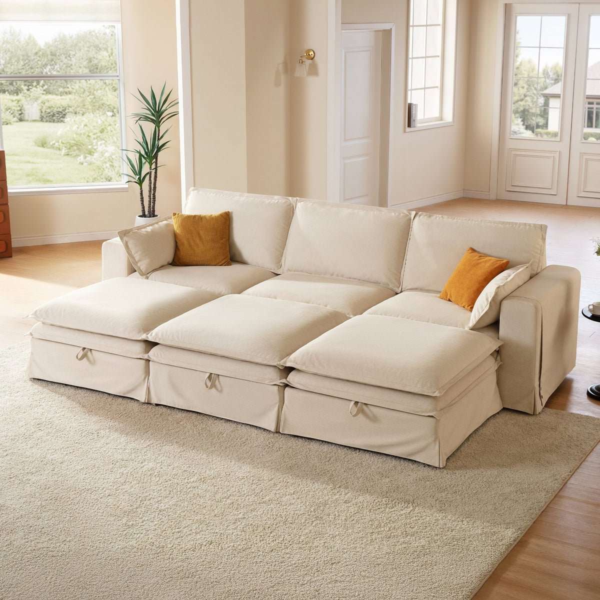 DUETTO Nano-Shield™ Fabric 6 Seats Sleeper
