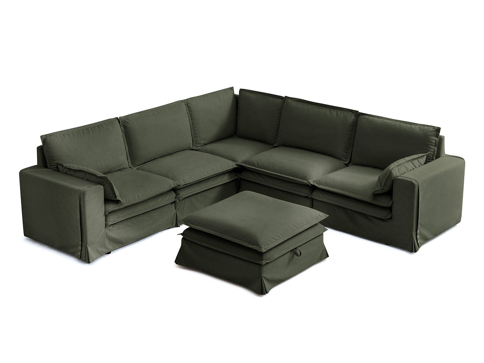 DUETTO Nano - Shield™ Fabric 5 Seats with Ottoman