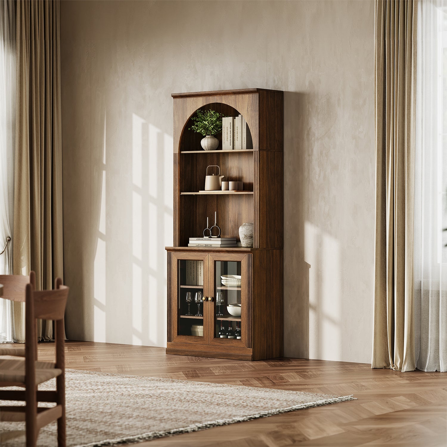 MONOS Tall Cabinet - Flat Top Display