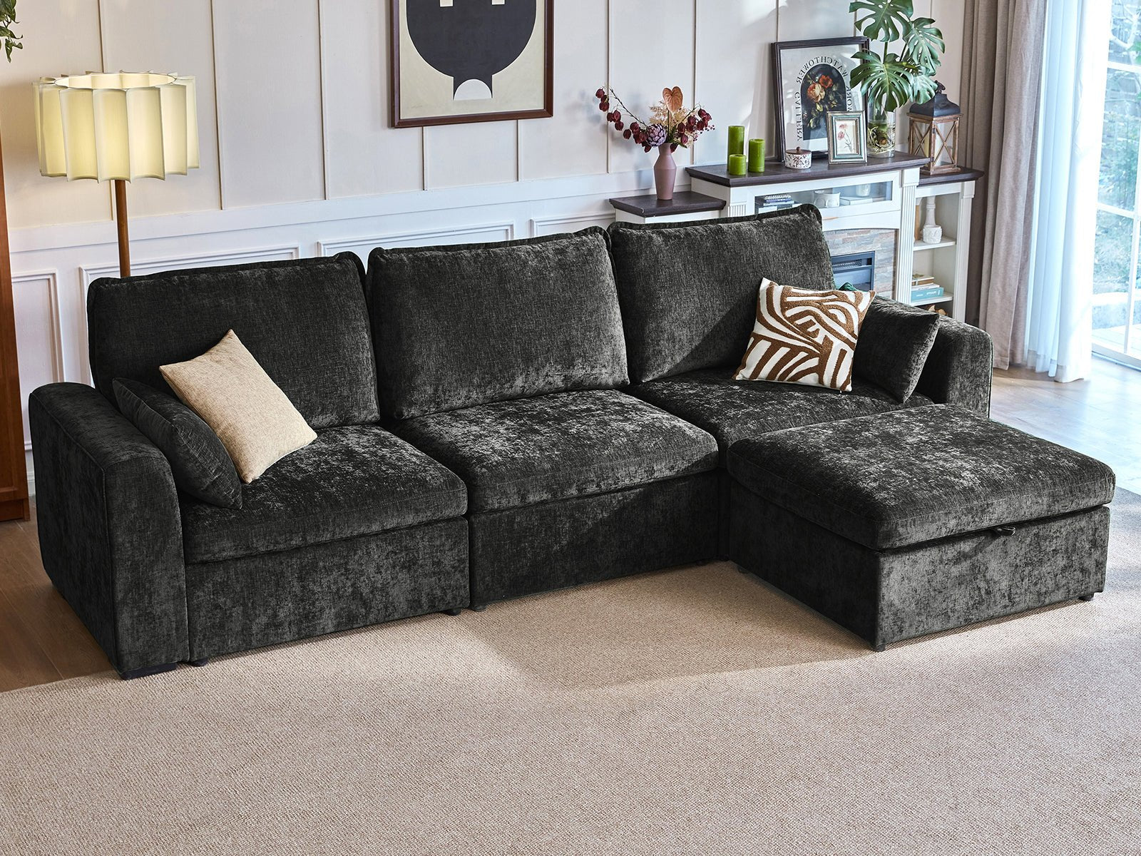 OLAR I 3 Seats with Ottoman