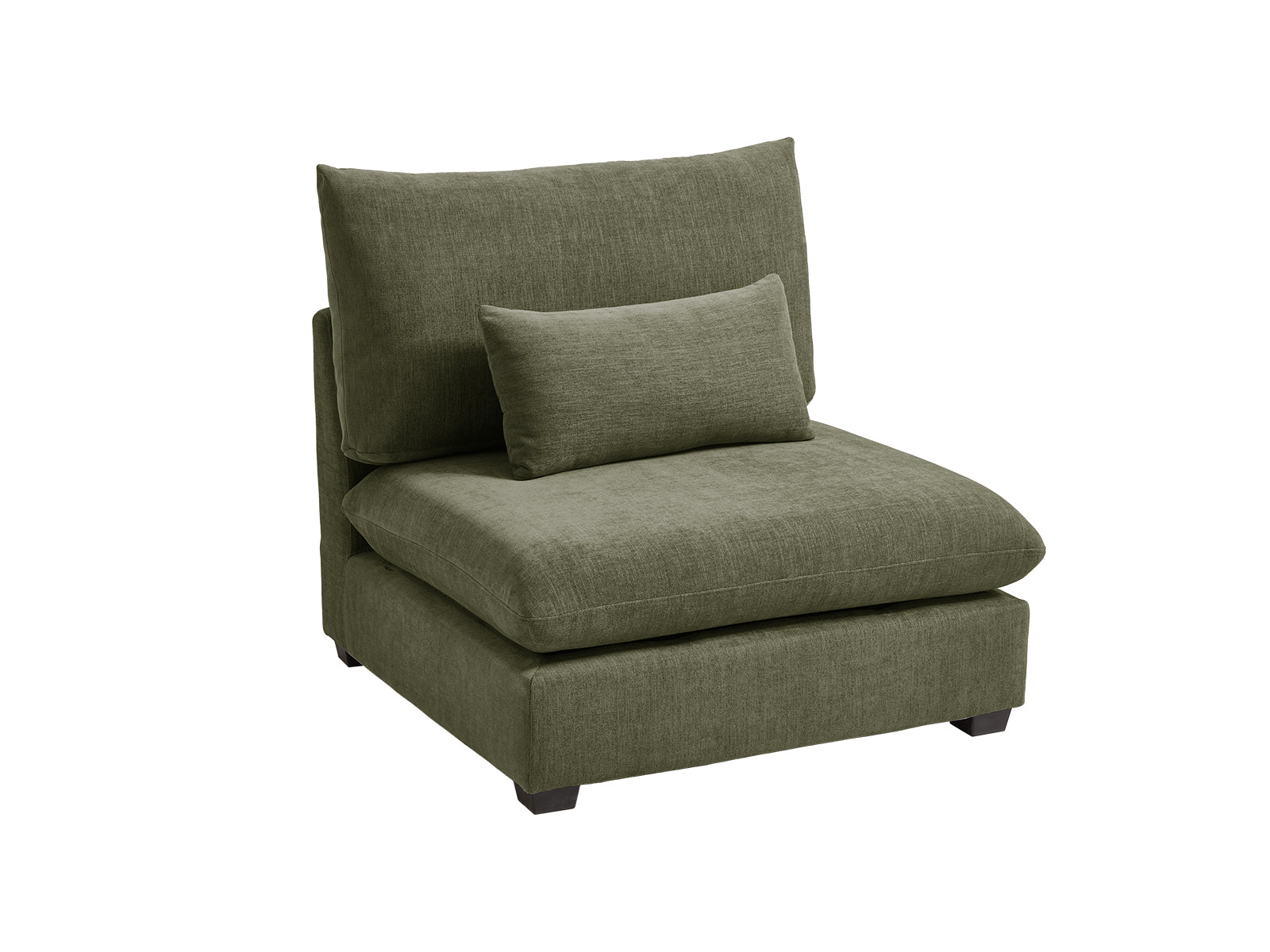 MONARCA Chenille 38.5" XL Middle Seat - green