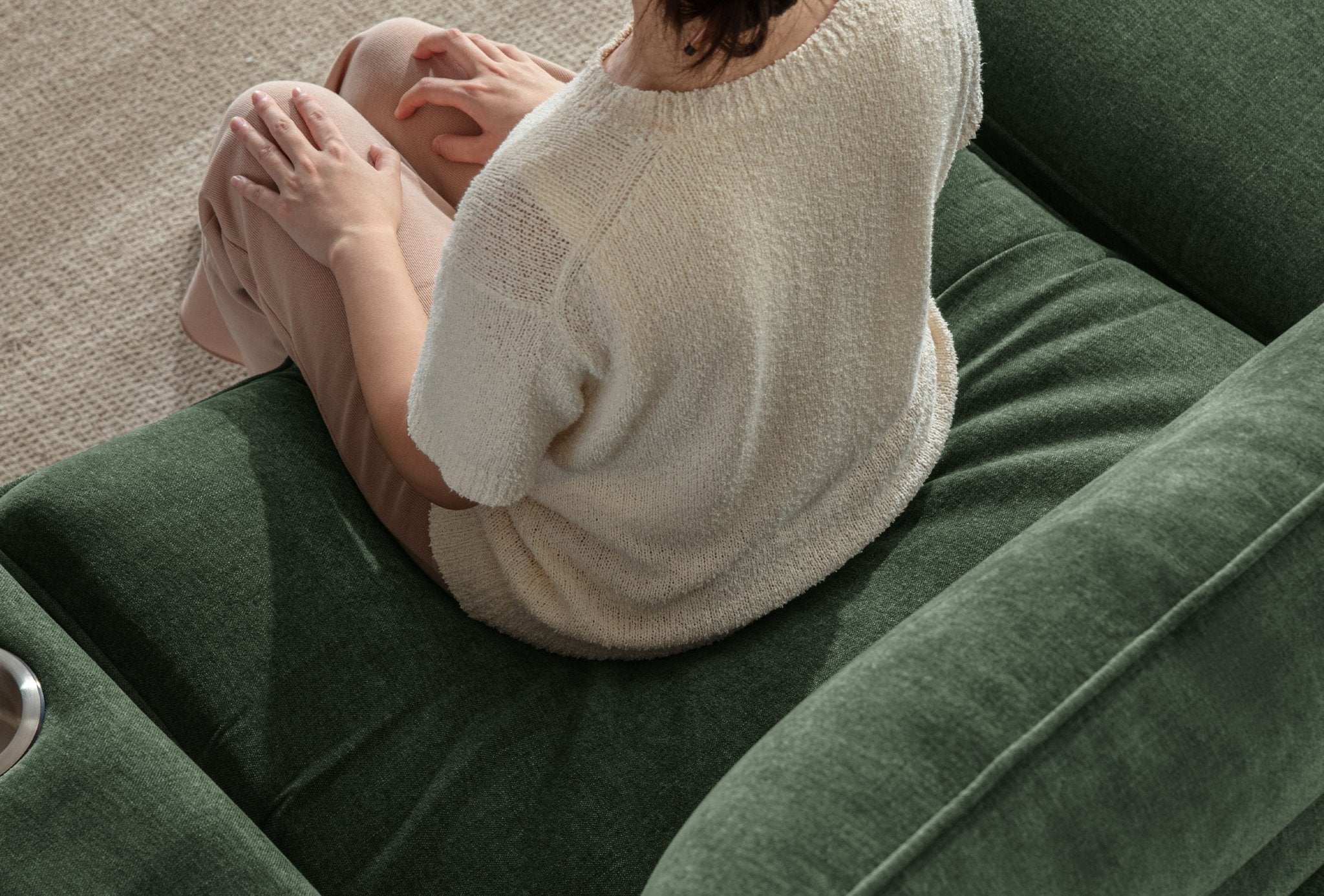 LUMI 2 - in - 1 Queen Sleeper Sofa with One - Pull Bed, USB Charging & RGB