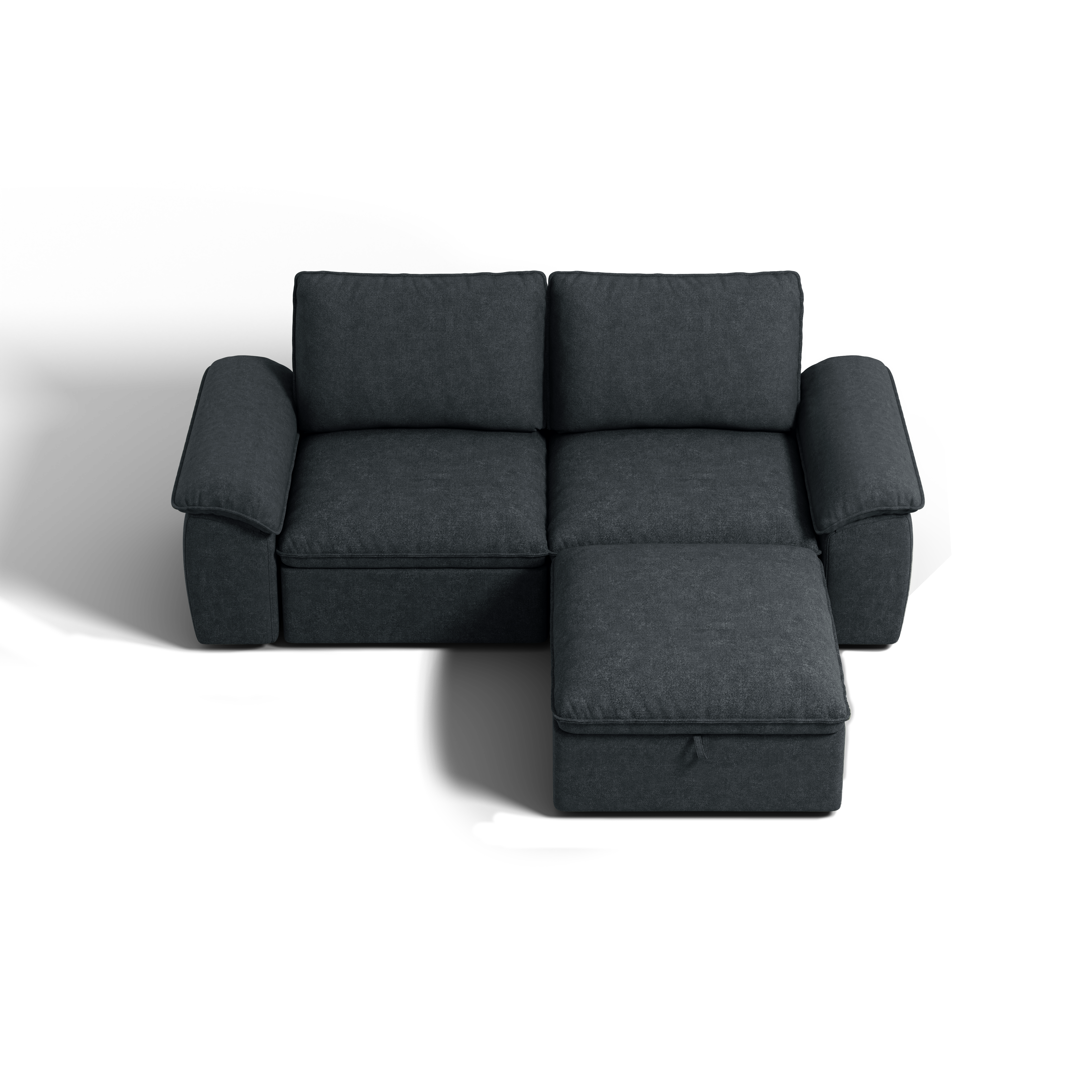 SOMA Origins II 3 Seat Loveseat, with Nap Armrests & Ottoman