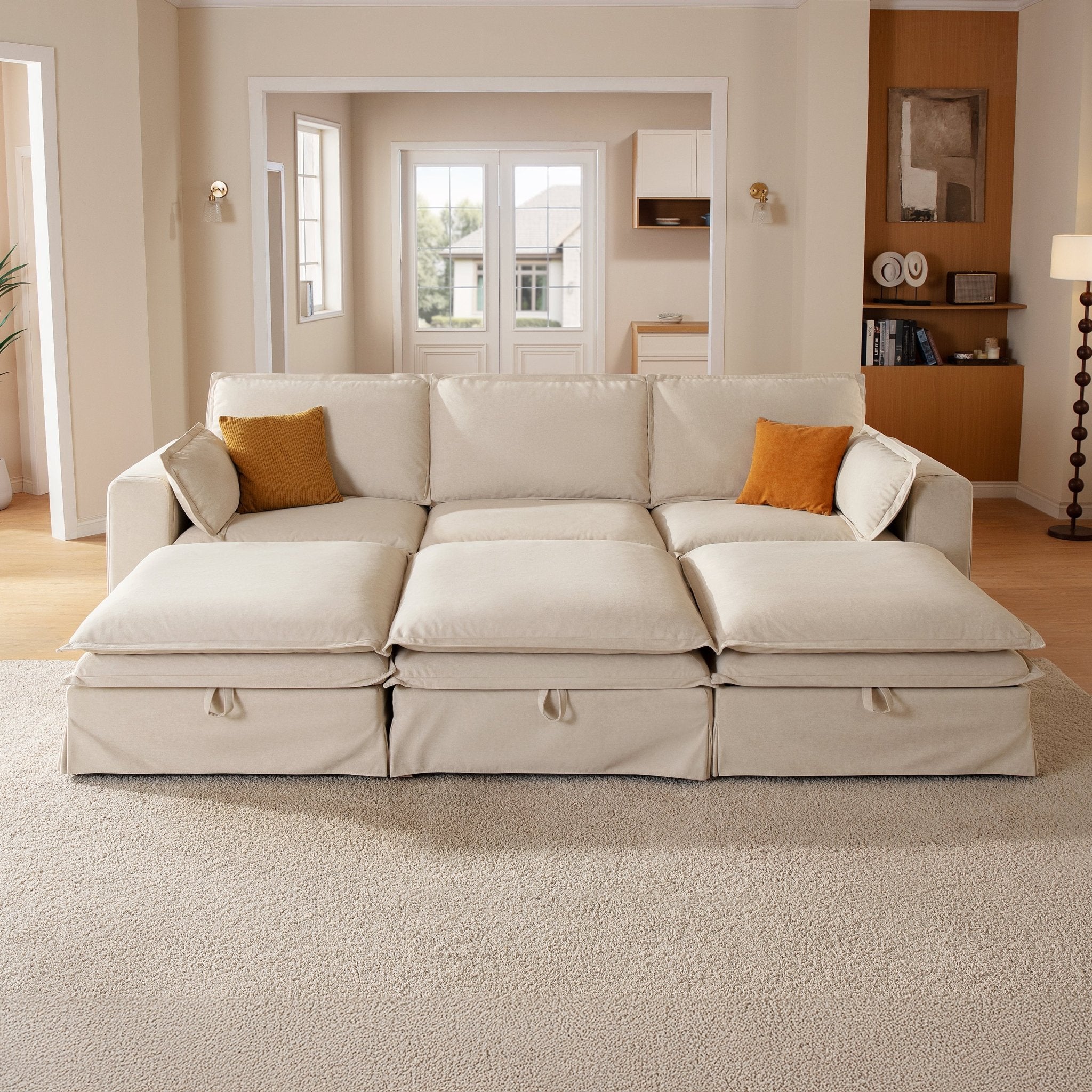 DUETTO Nano-Shield™ Fabric 6 Seats Sleeper