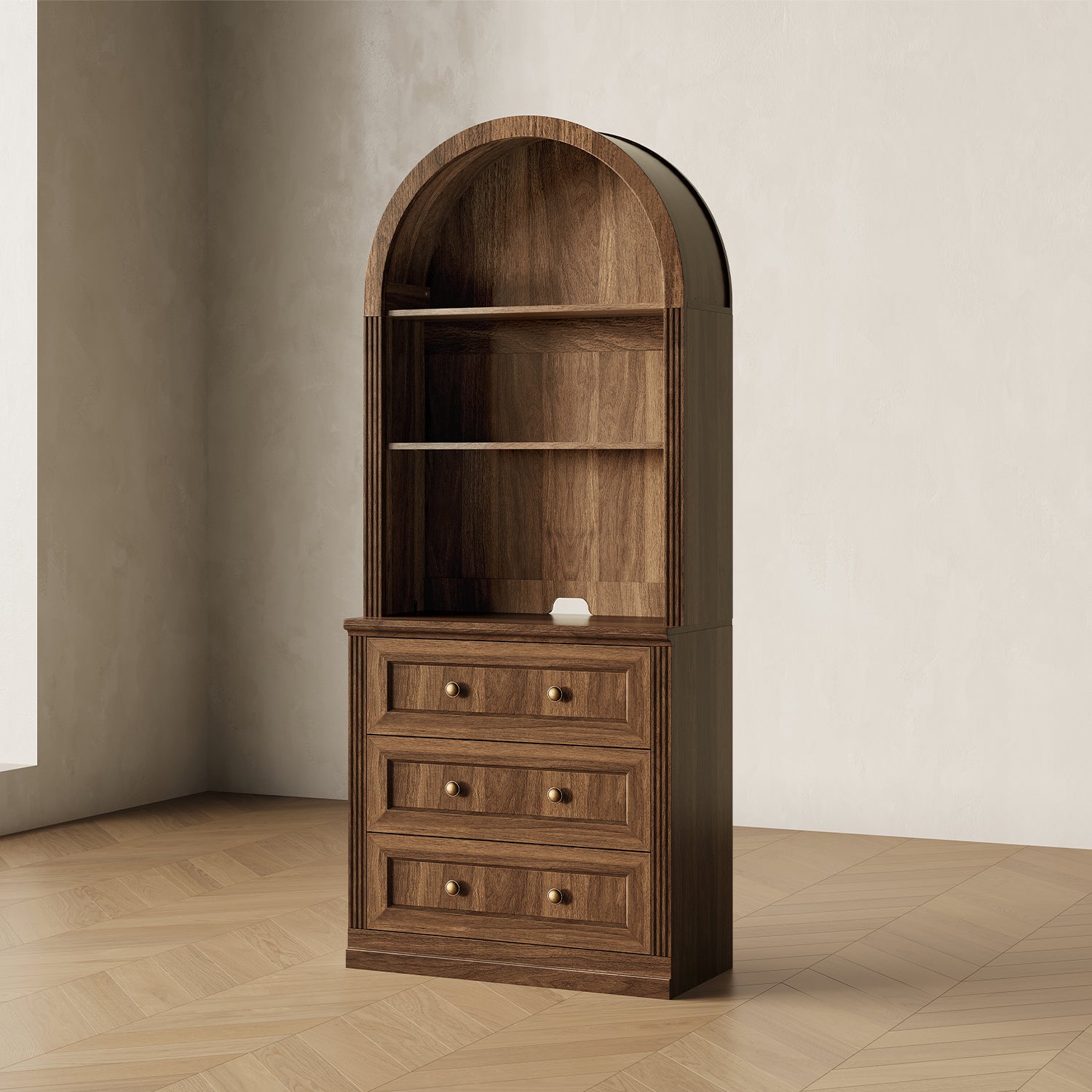 MONOS Tall Cabinet - Arch Top Drawer