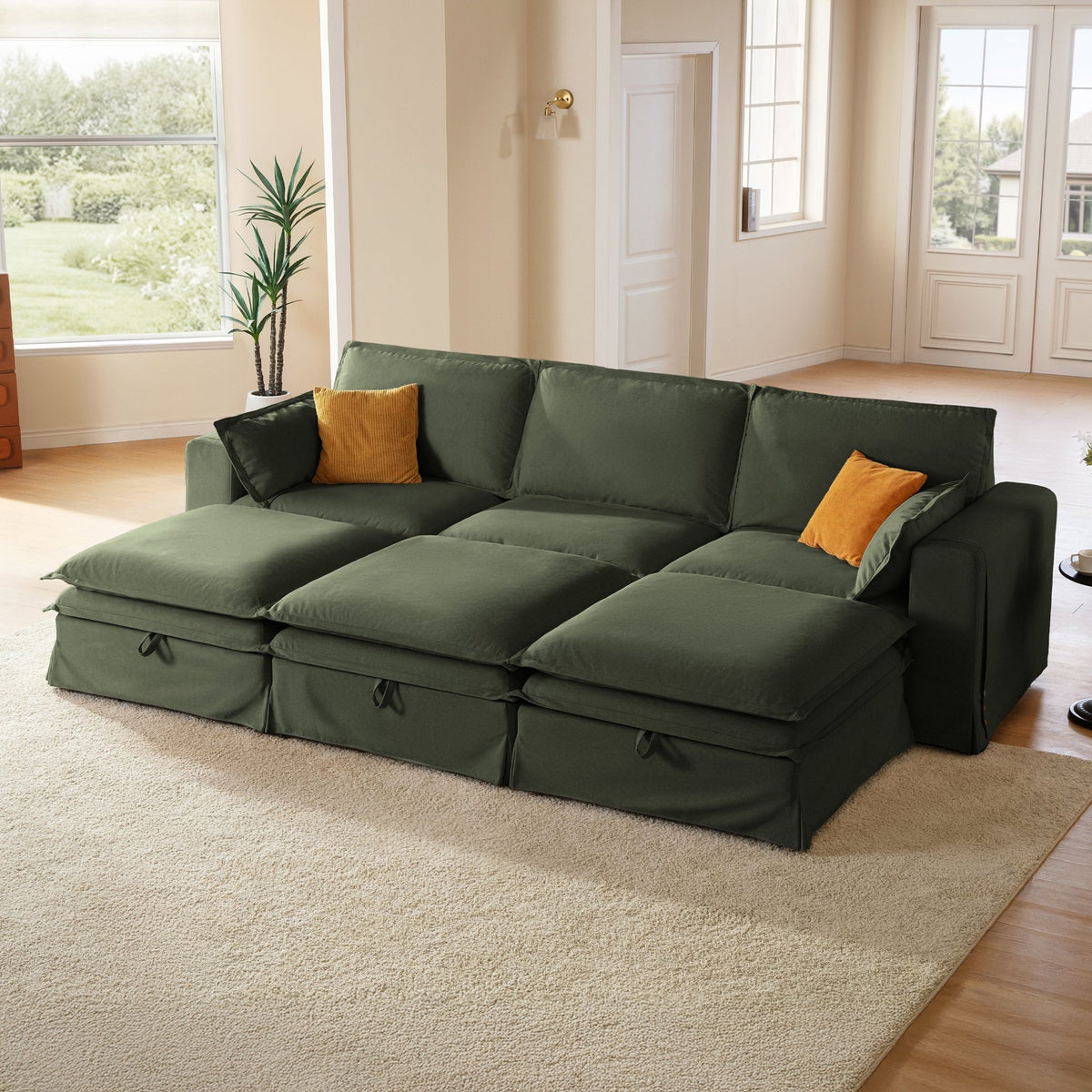 DUETTO Nano-Shield™ Fabric 6 Seats Sleeper