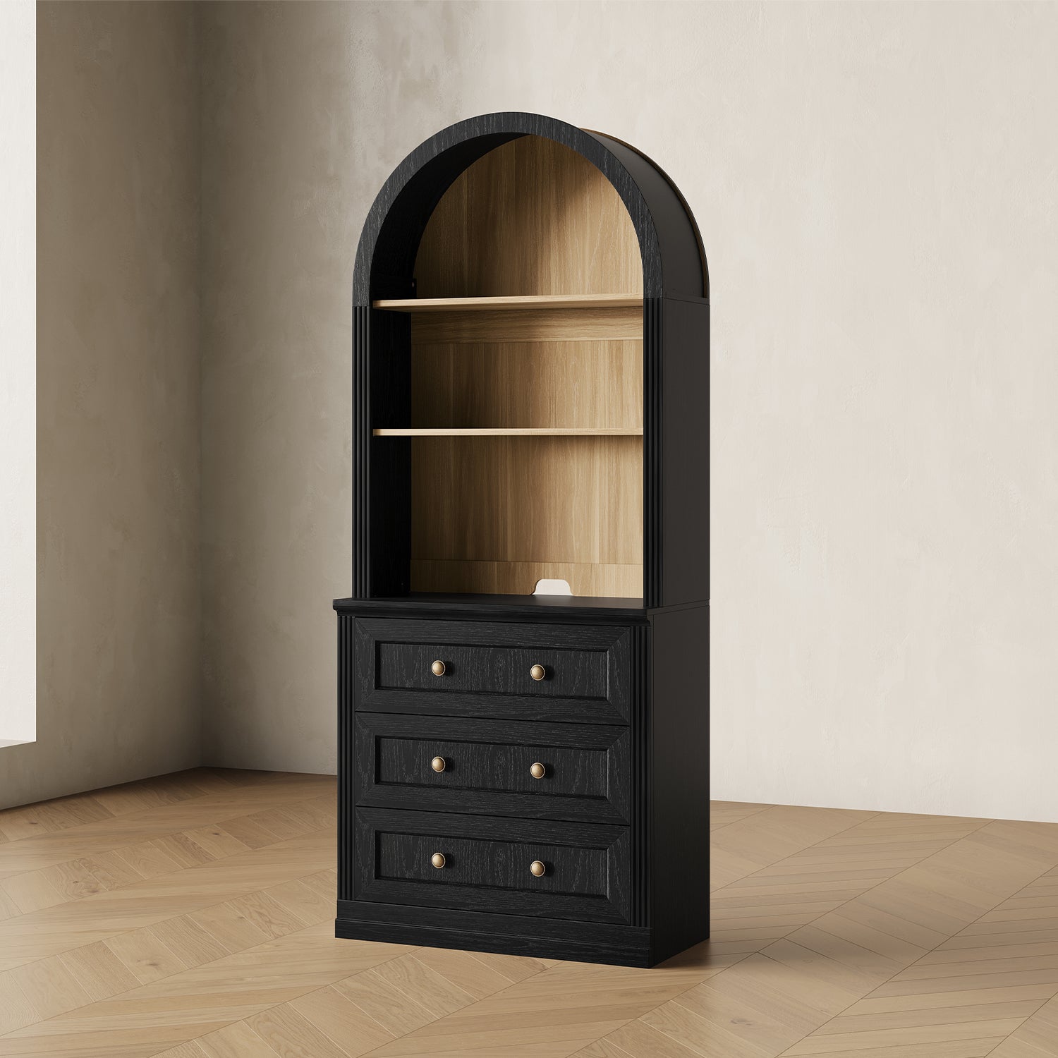 MONOS Tall Cabinet - Arch Top Drawer