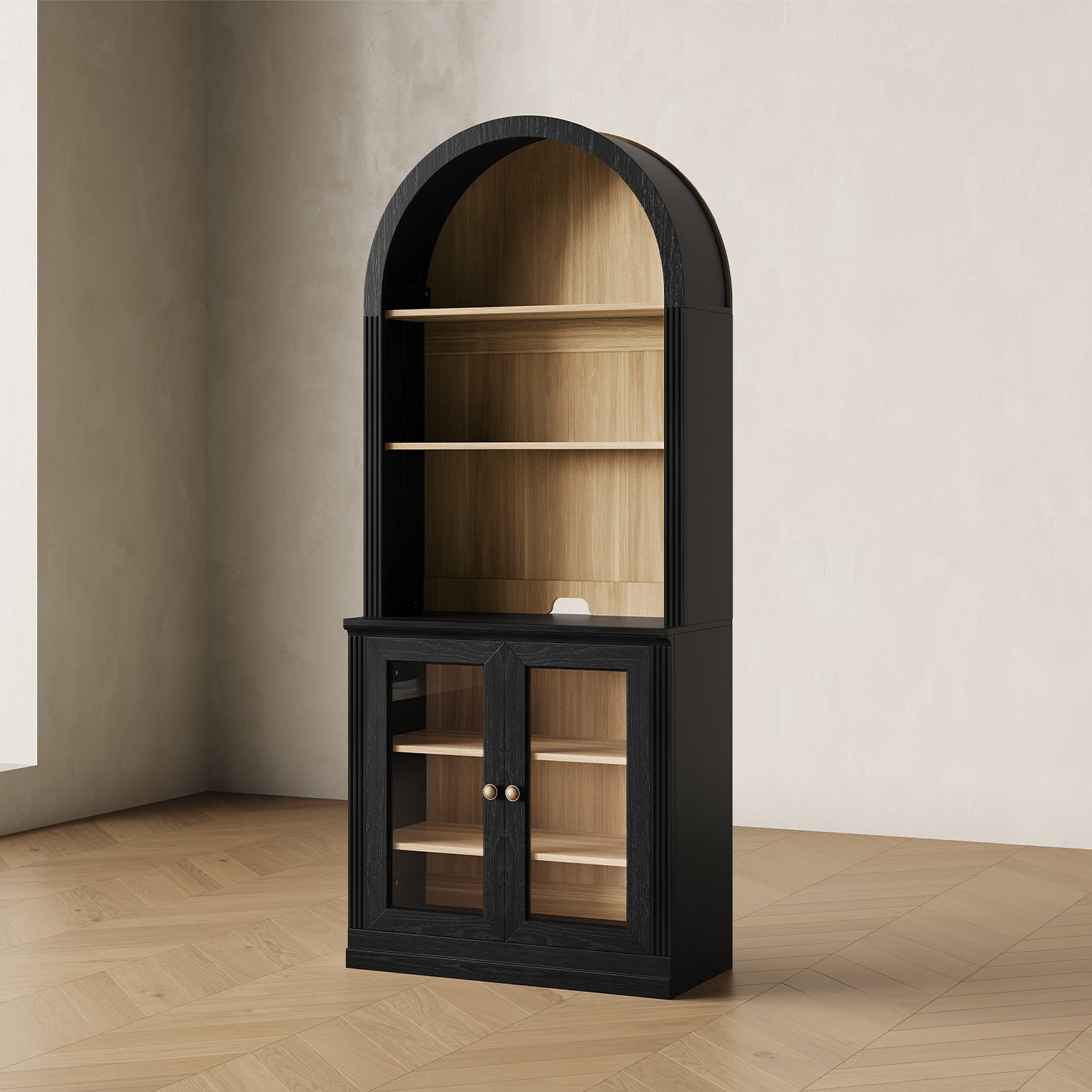 MONOS Tall Cabinet - Arch Top Display