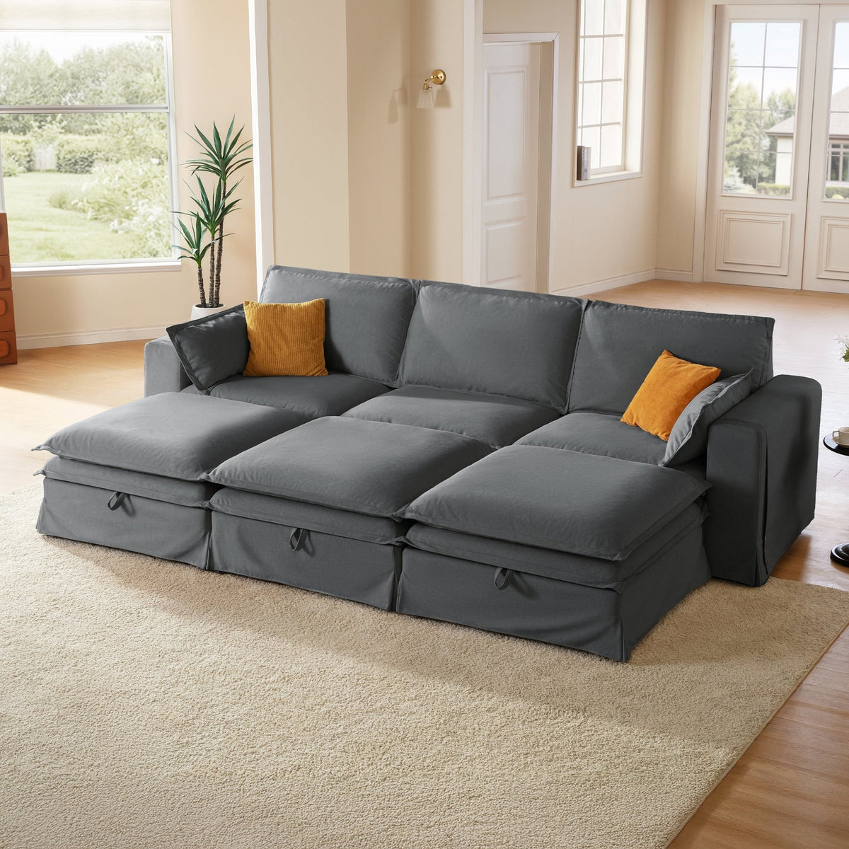 DUETTO Nano-Shield™ Fabric 6 Seats Sleeper