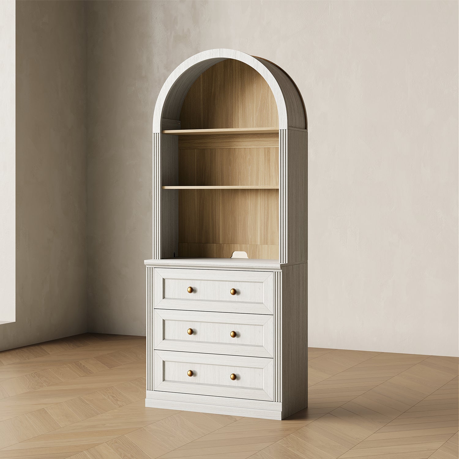 MONOS Tall Cabinet - Arch Top Drawer