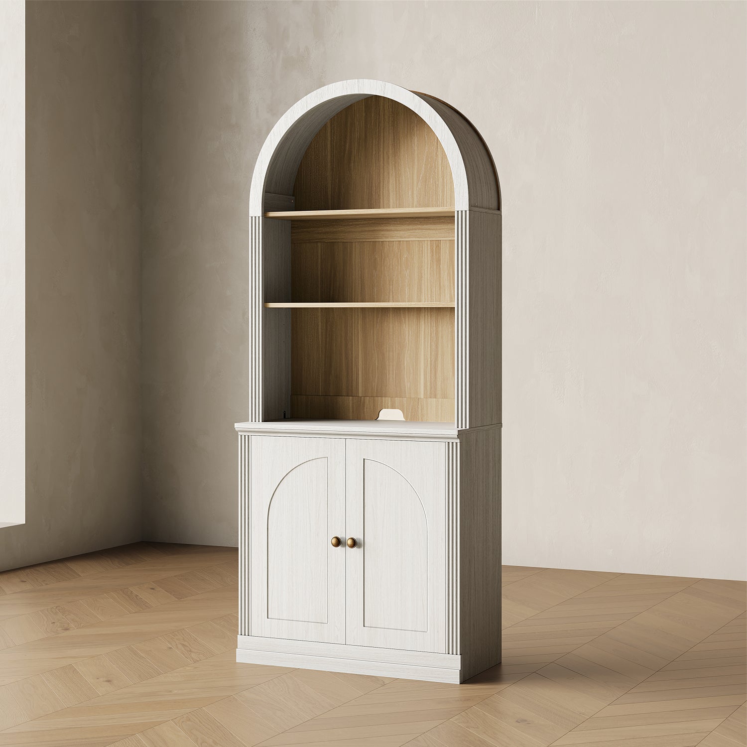 MONOS Tall Cabinet - Arch Top Sideboard