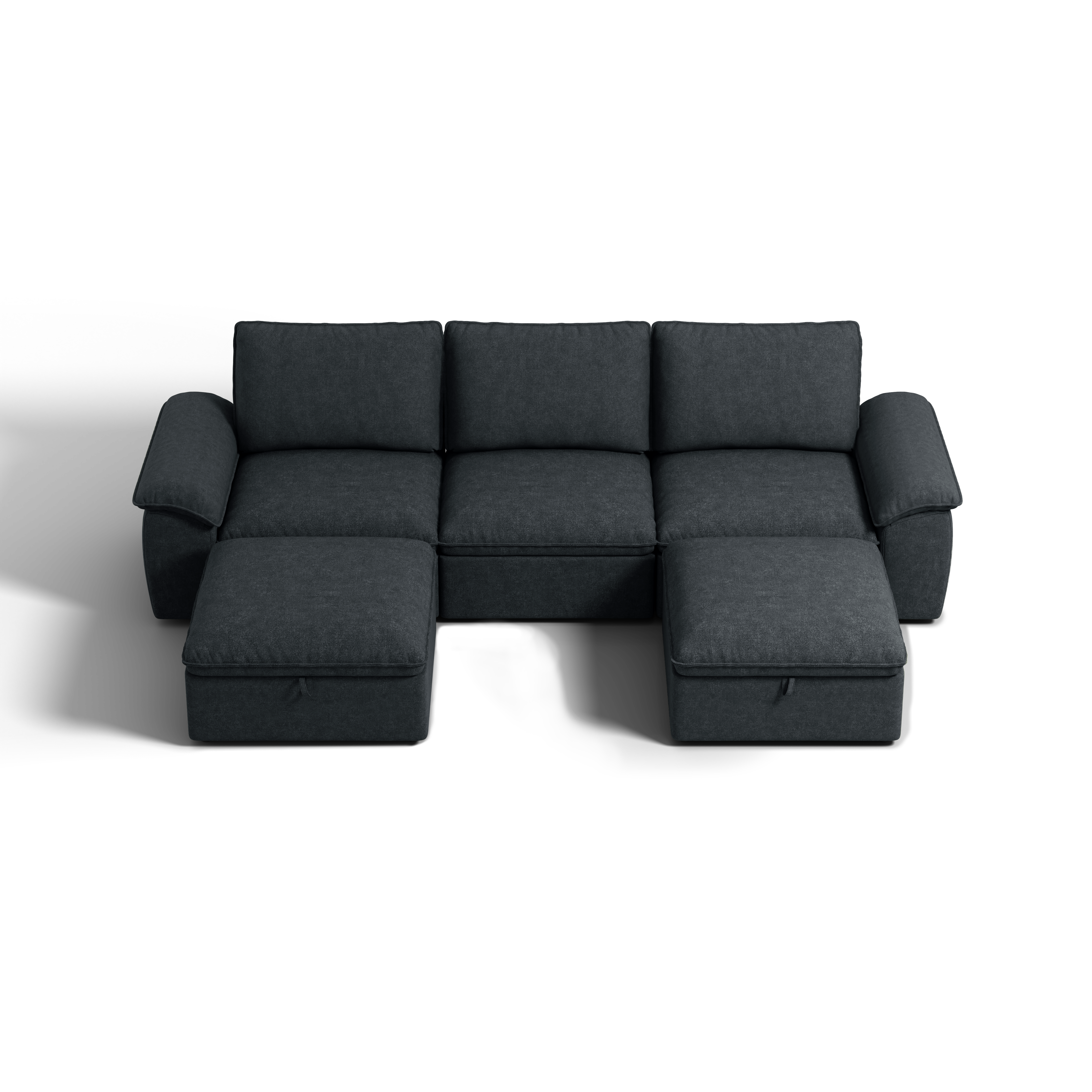 SOMA Origins II 5 Seat U-shaped, with Nap Armrests & 2 Ottomans