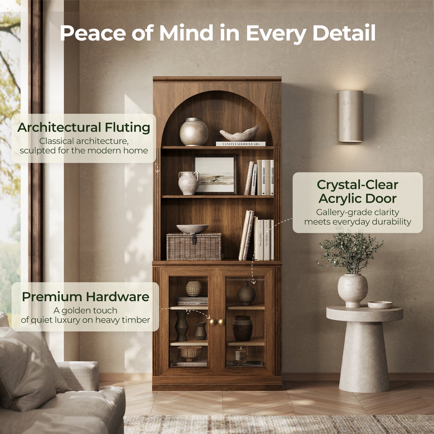 MONOS Tall Cabinet - Flat Top Display