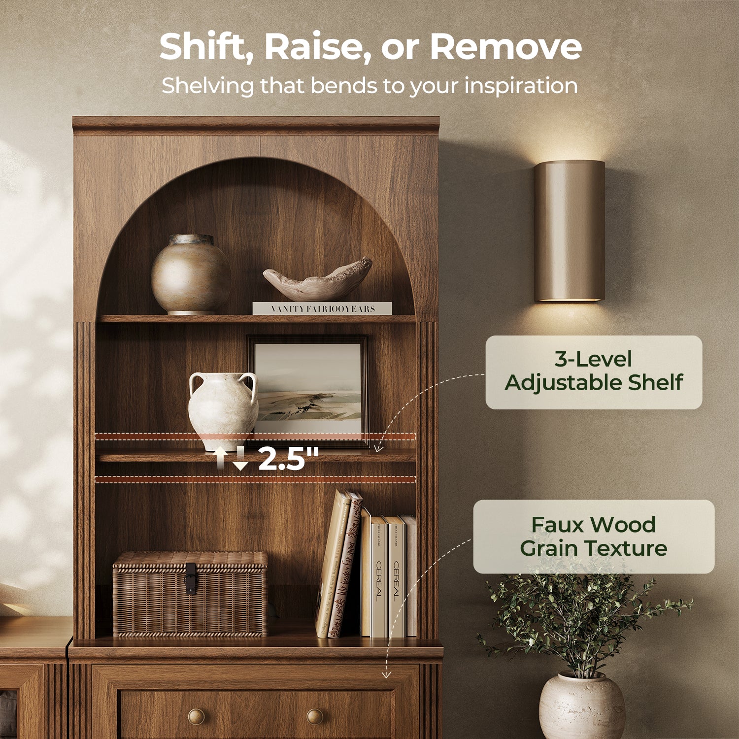 MONOS Tall Cabinet - Flat Top Drawer