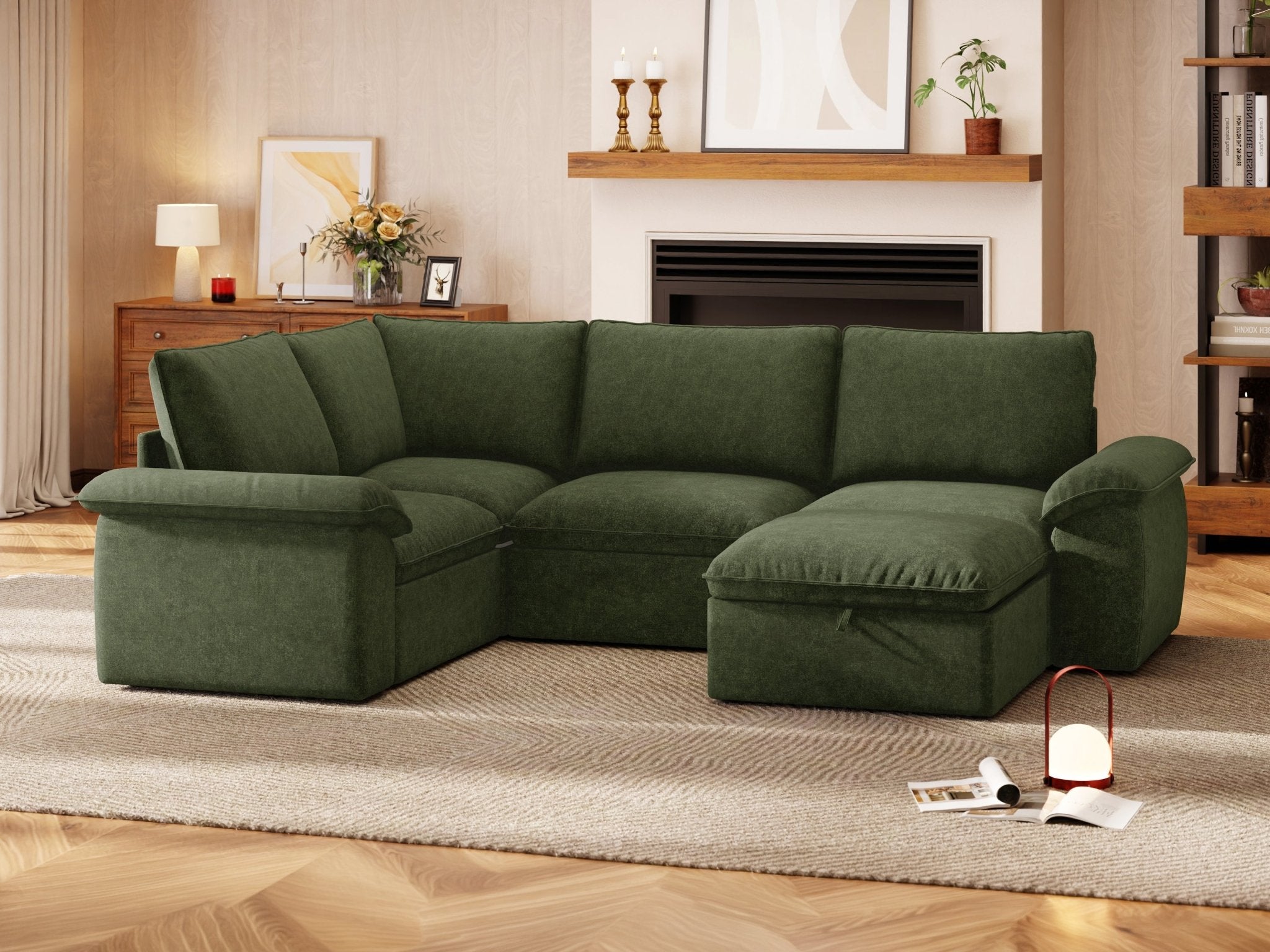 SOMA Origins II 5 Seat V - shaped, with Nap Armrests & Ottoman