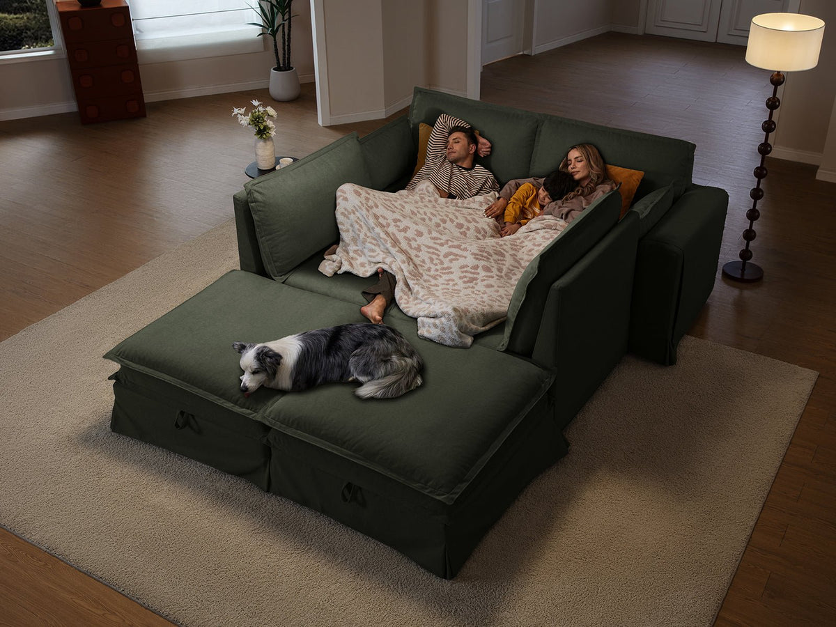 DUETTO Nano-Shield™ Fabric 6 Seats Sleeper