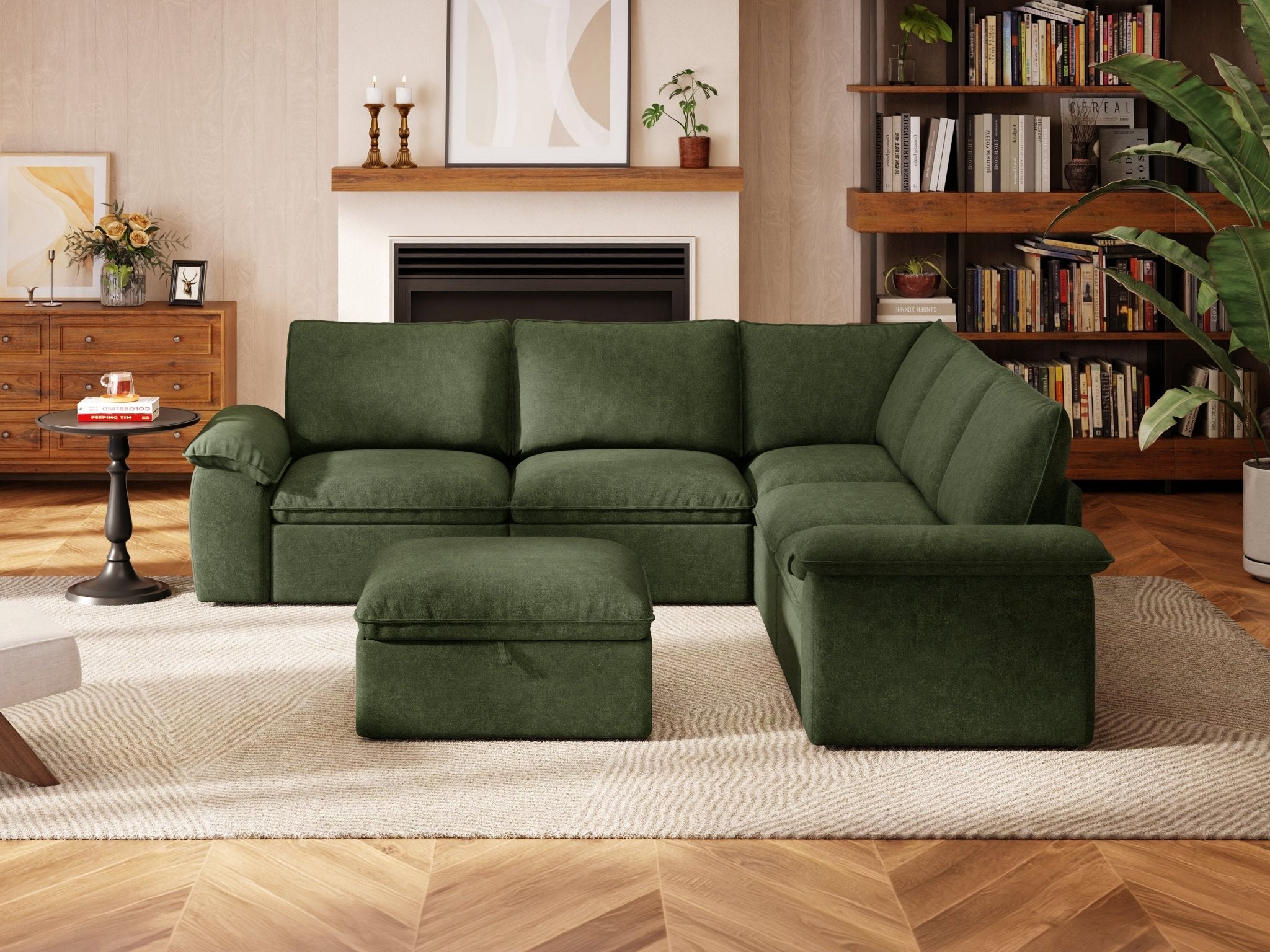 SOMA Origins II 6 Seat V - shaped, with Nap Armrests & Ottoman
