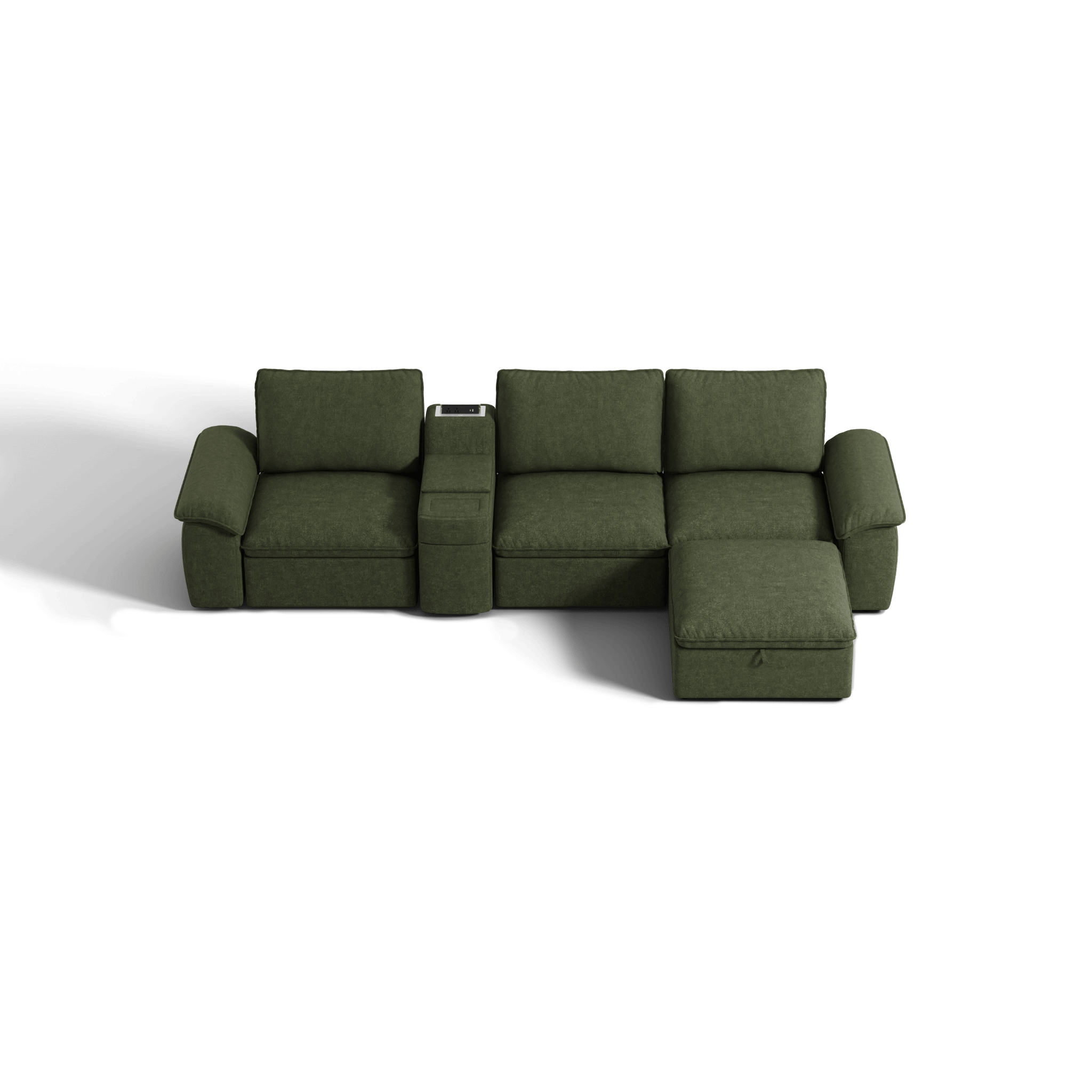 SOMA Motion I 4 Seat L - shaped, with Nap Armrests & Console
