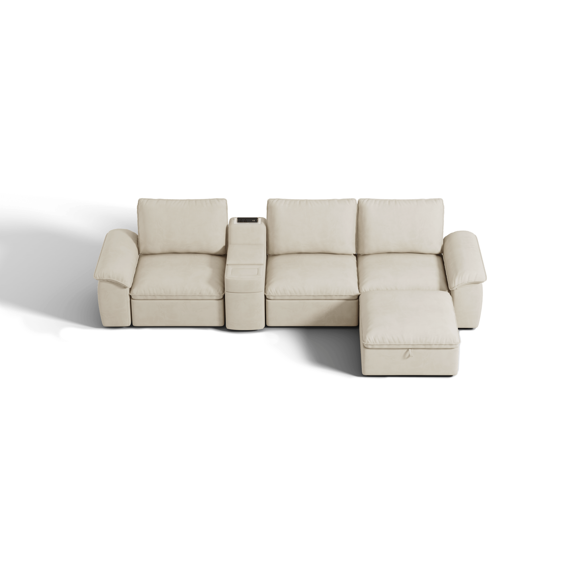SOMA Motion I 4 Seat L - shaped, with Nap Armrests & Console