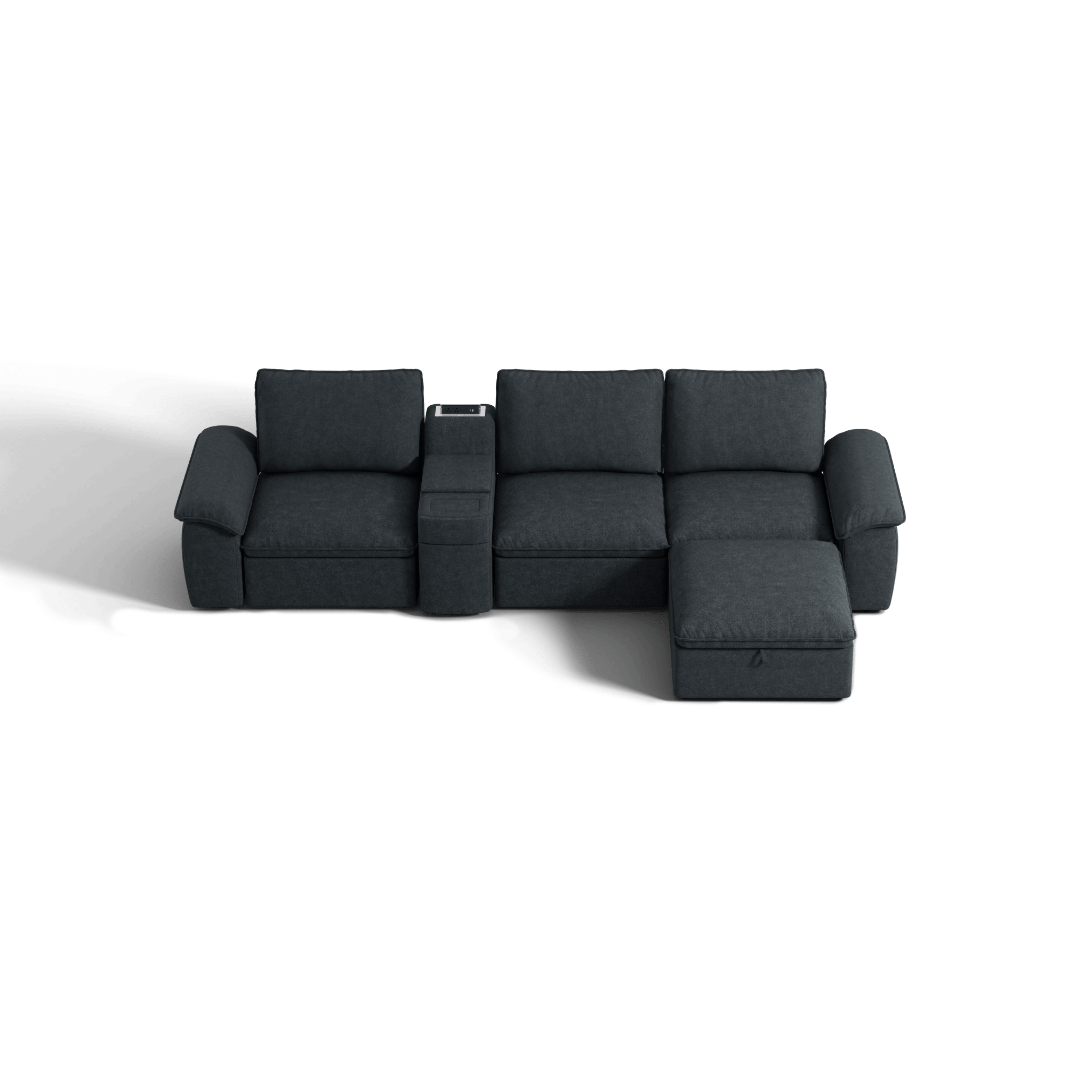 SOMA Motion I 4 Seat L - shaped, with Nap Armrests & Console