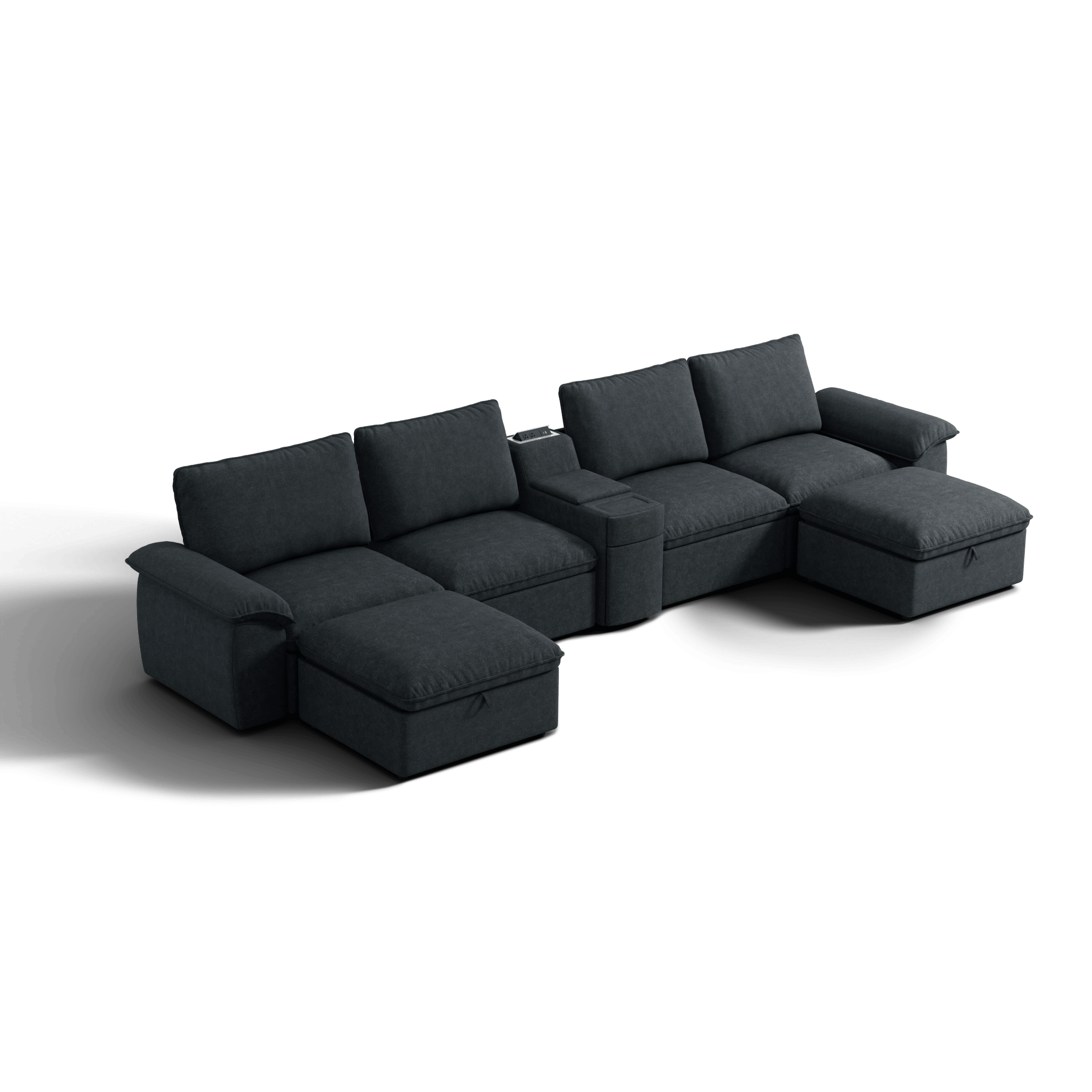SOMA Motion I 6 Seat U - shaped, with Nap Armrests & Console