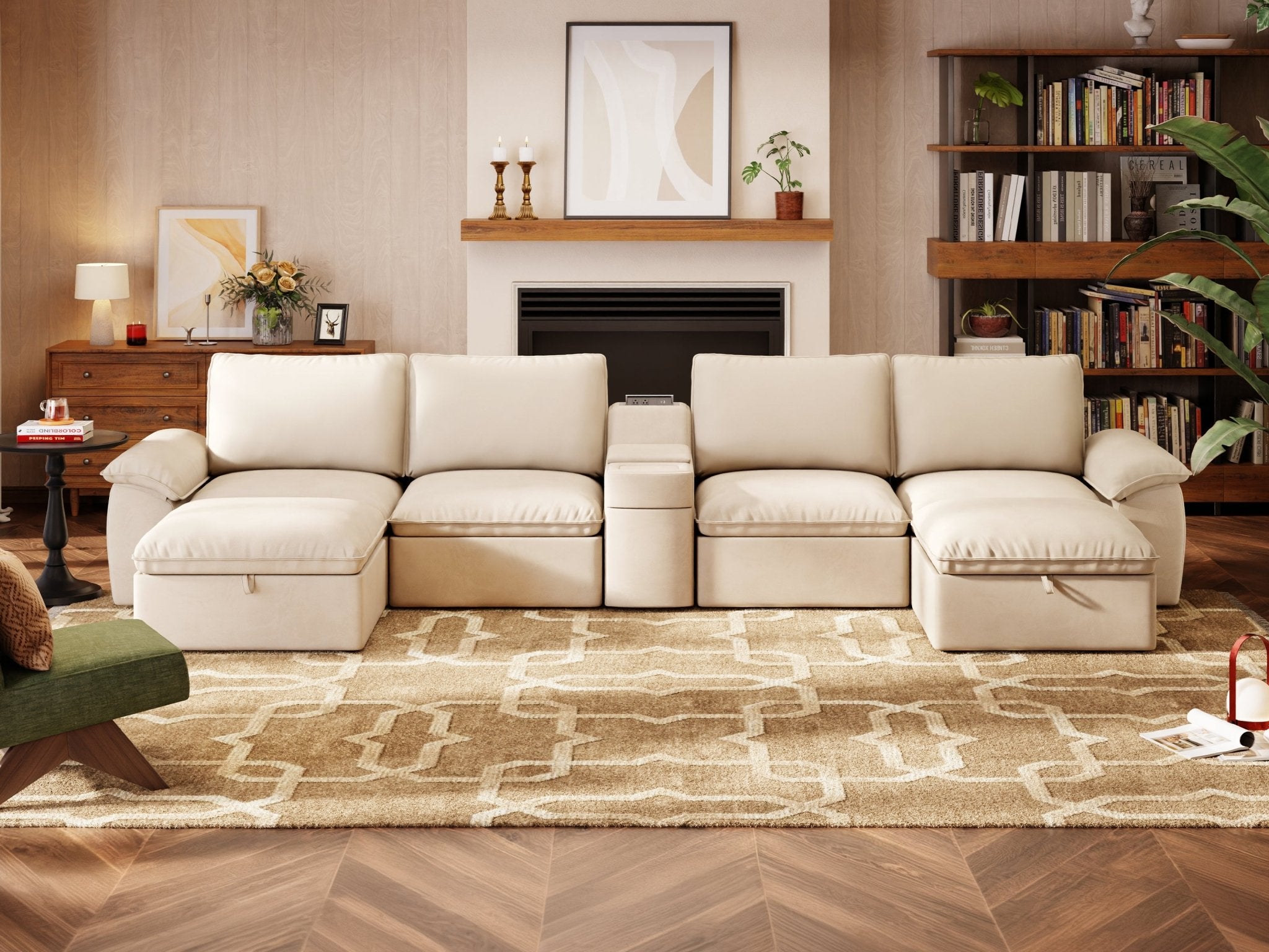 SOMA Motion I 6 Seat U - shaped, with Nap Armrests & Console