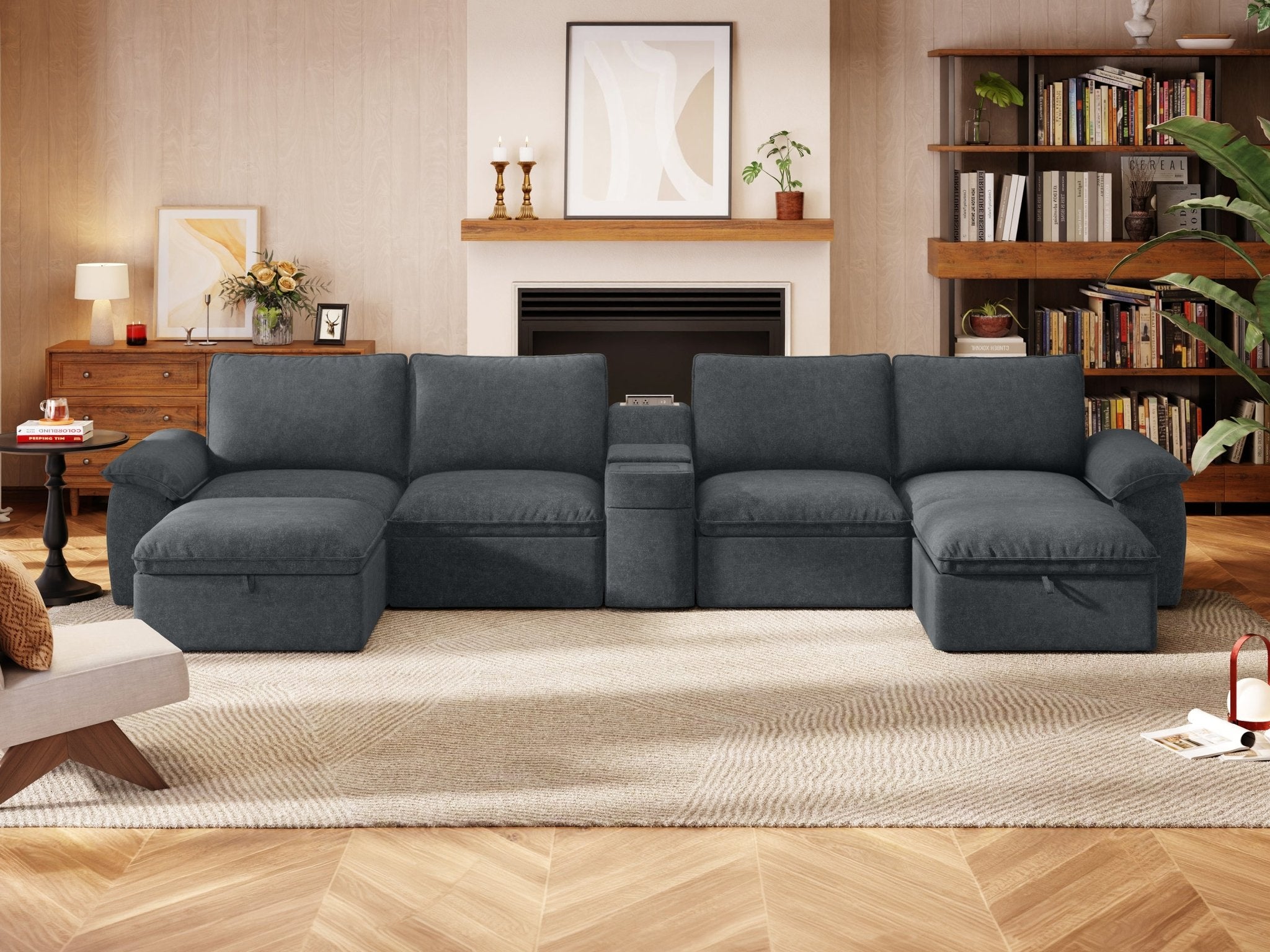 SOMA Motion I 6 Seat U - shaped, with Nap Armrests & Console
