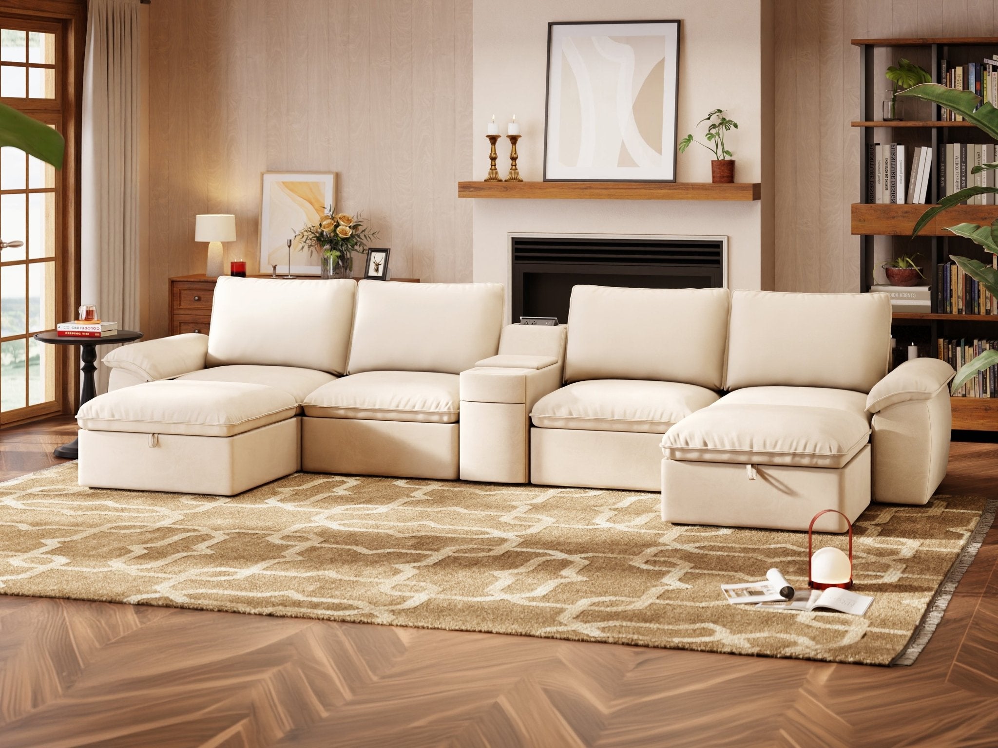 SOMA Motion I 6 Seat U - shaped, with Nap Armrests & Console