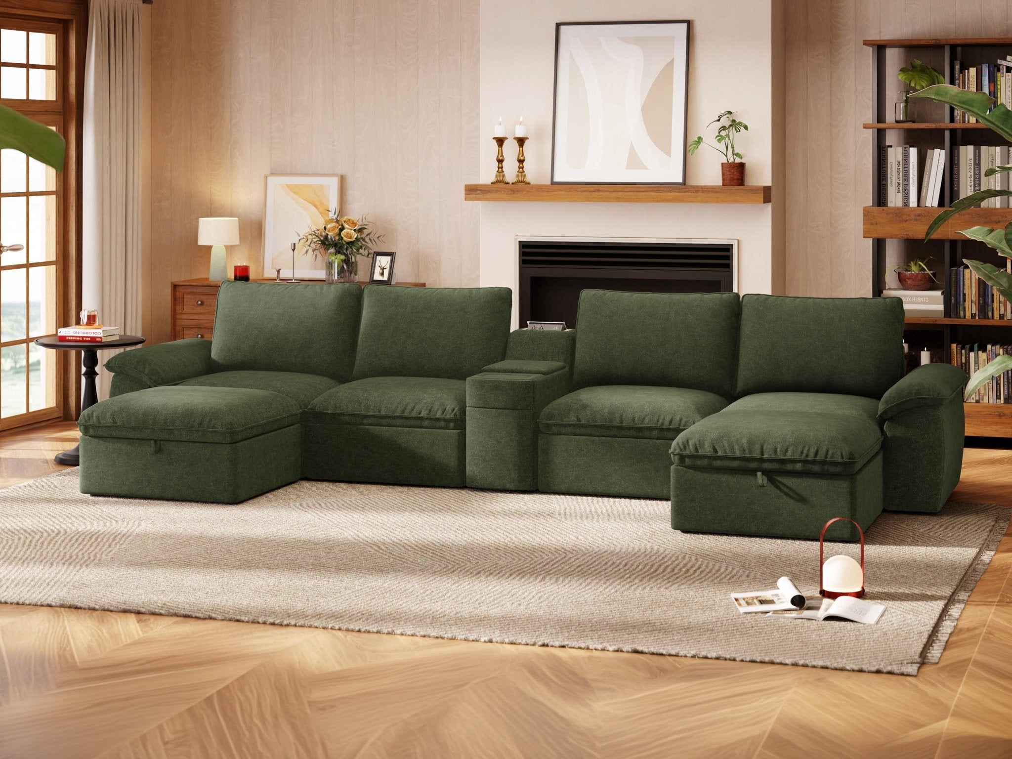 SOMA Motion I 6 Seat U - shaped, with Nap Armrests & Console