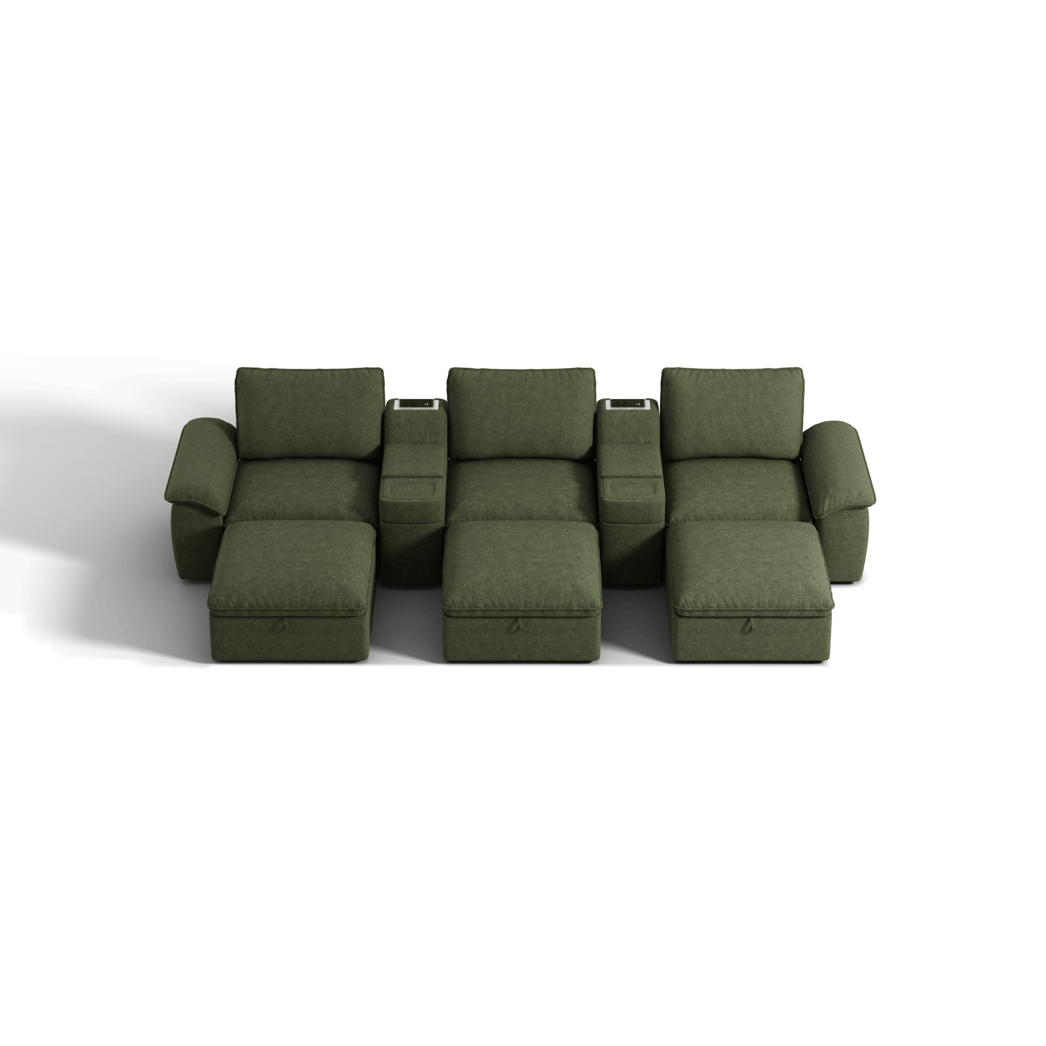 SOMA Motion I 6 Seat , with Nap Armrests & 2 Consoles
