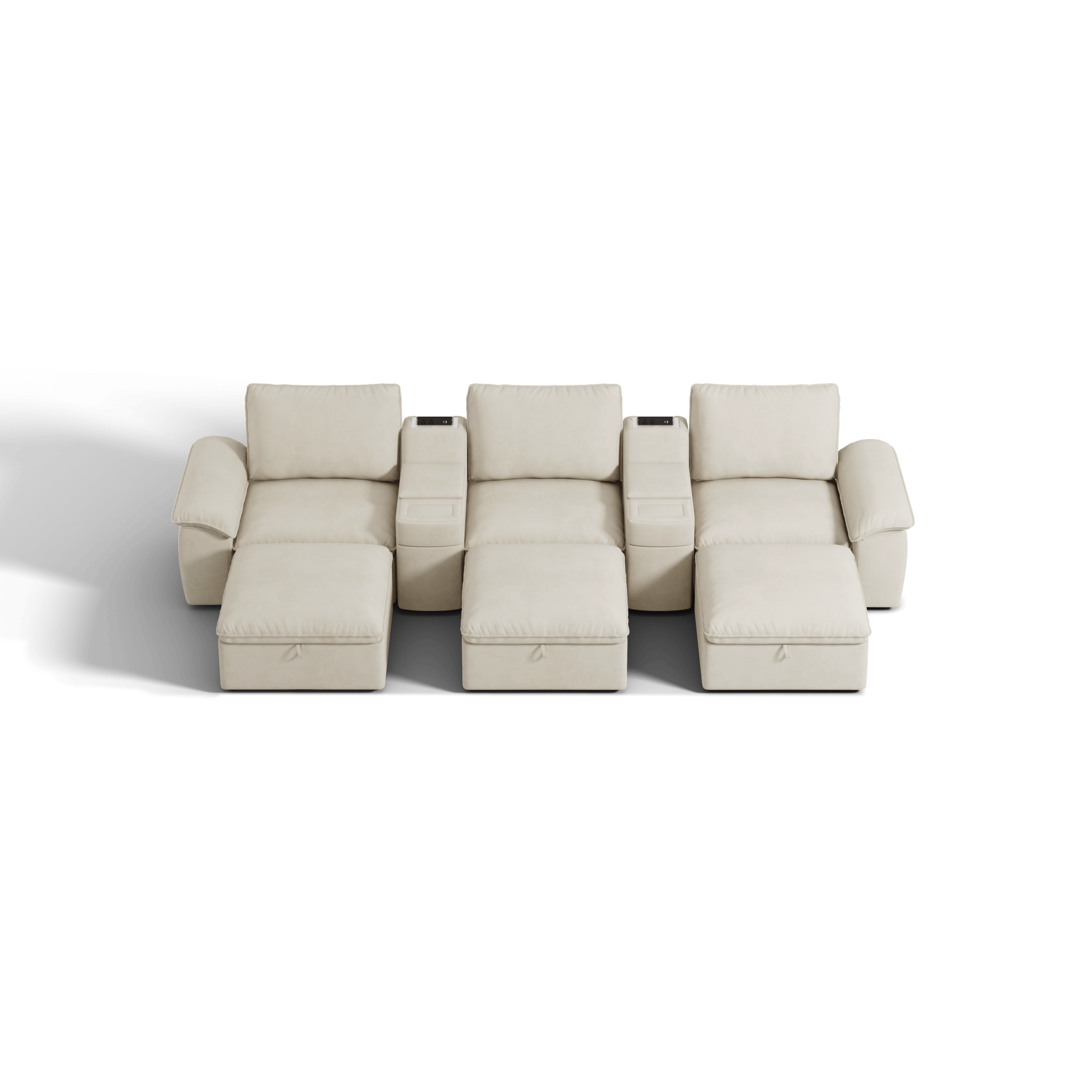 SOMA Motion I 6 Seat , with Nap Armrests & 2 Consoles