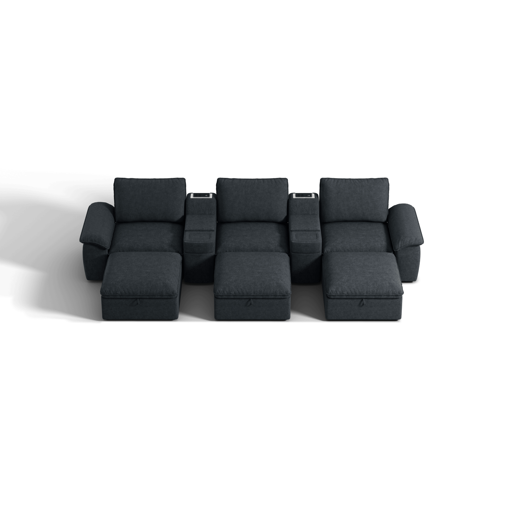 SOMA Motion I 6 Seat , with Nap Armrests & 2 Consoles