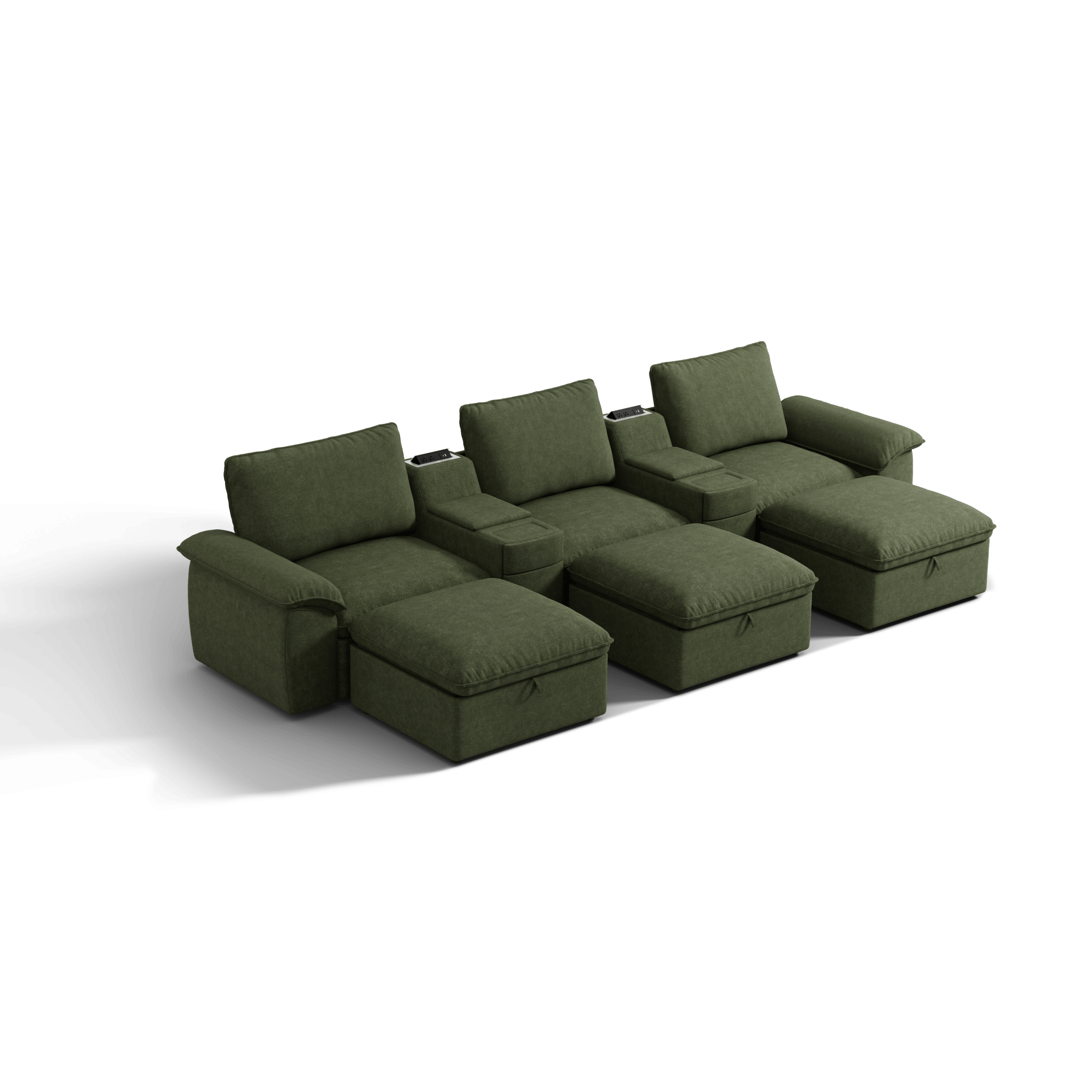 SOMA Motion I 6 Seat , with Nap Armrests & 2 Consoles