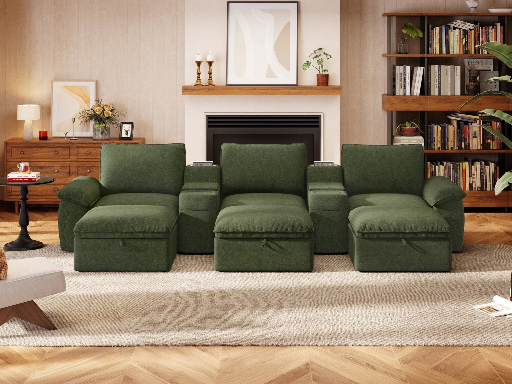 SOMA Motion I 6 Seat , with Nap Armrests & 2 Consoles