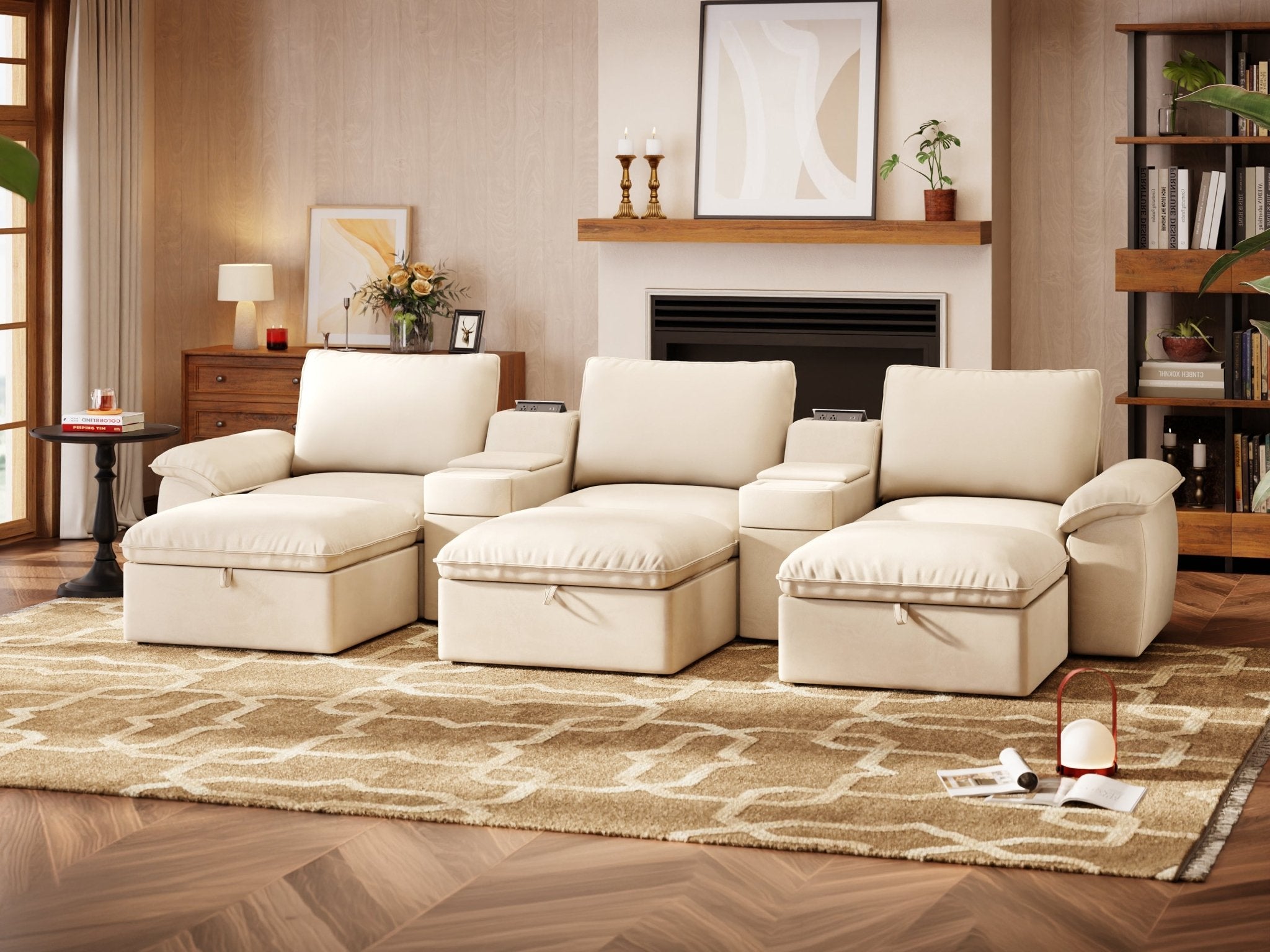 SOMA Motion I 6 Seat , with Nap Armrests & 2 Consoles
