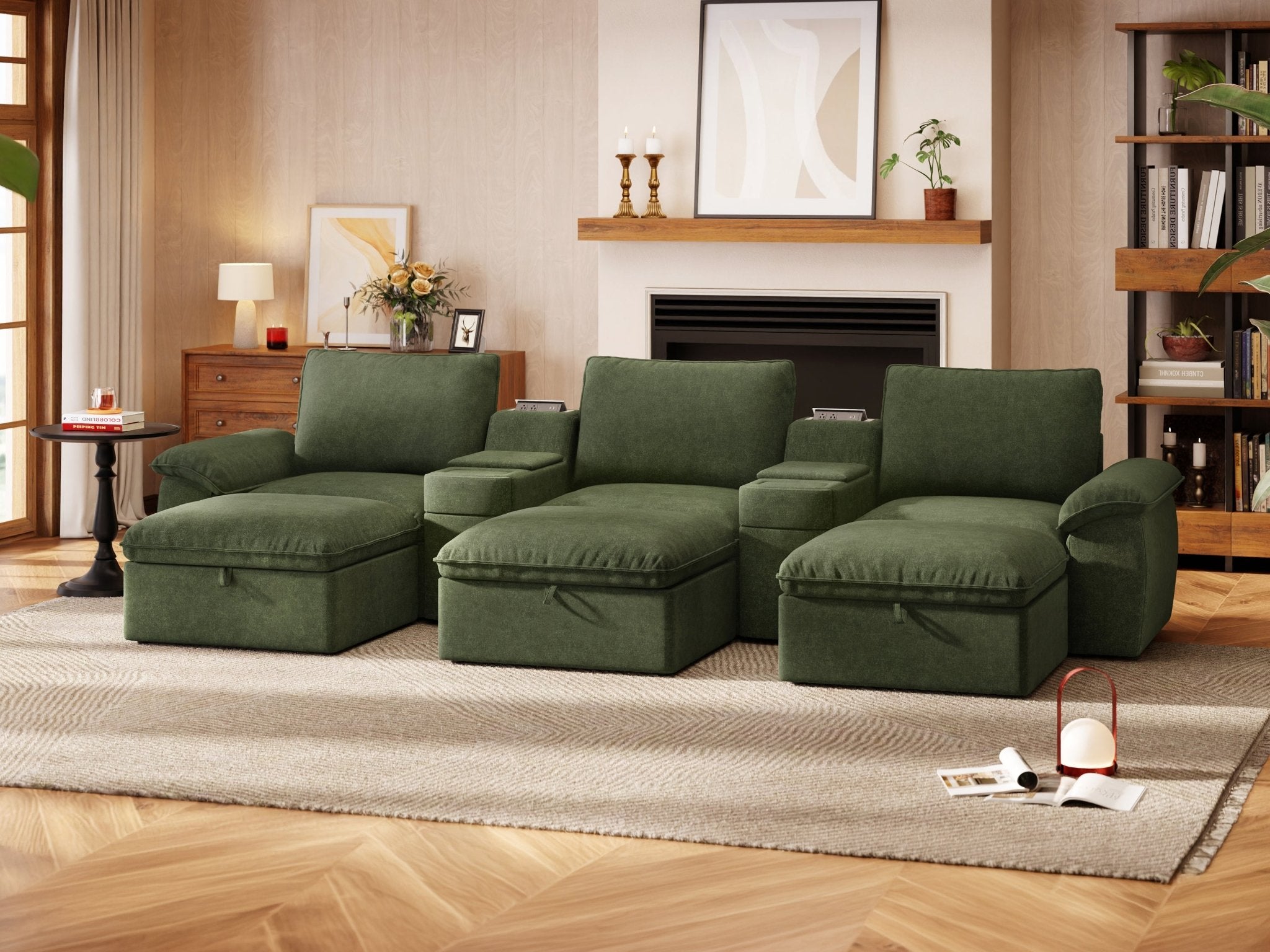 SOMA Motion I 6 Seat , with Nap Armrests & 2 Consoles