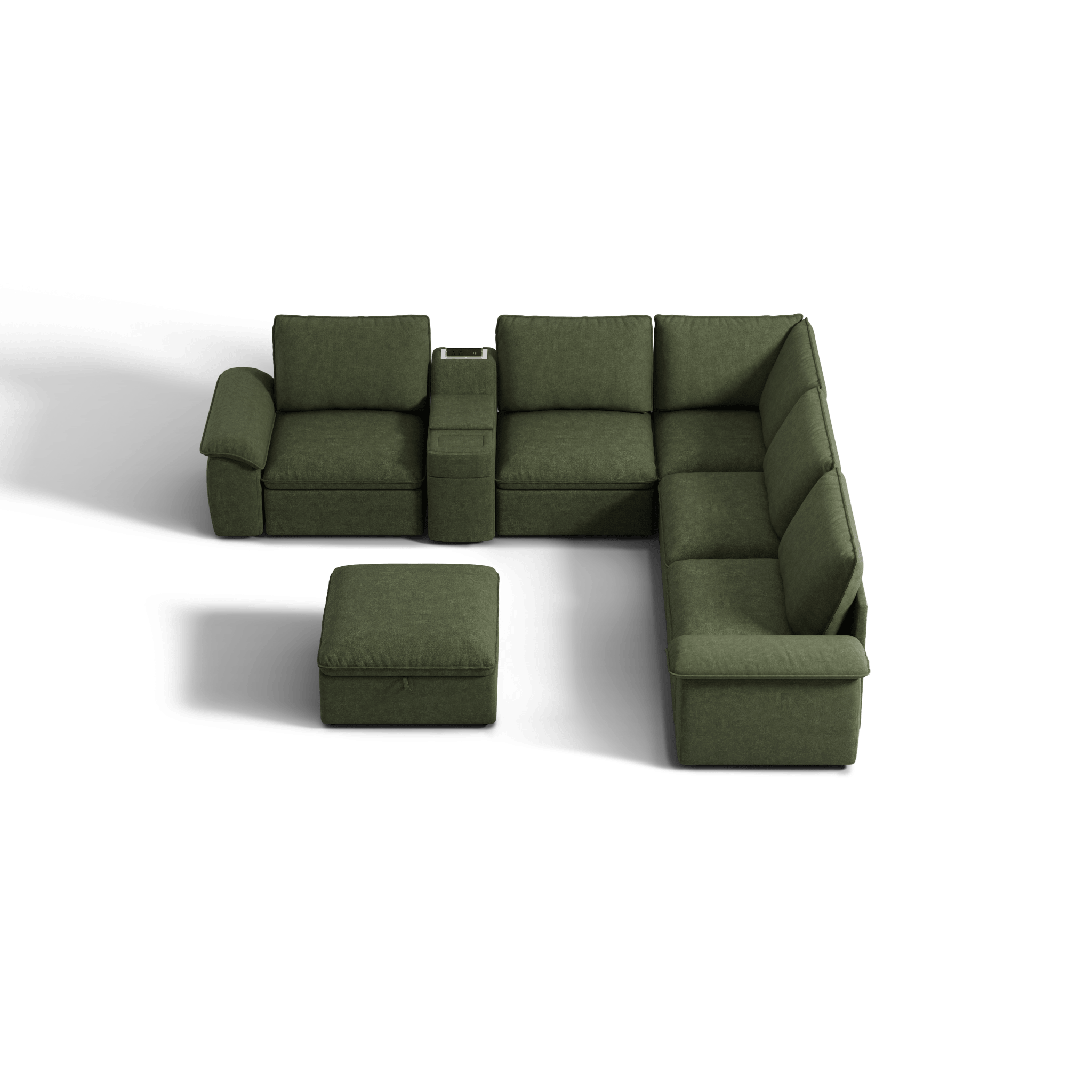 SOMA Motion I 6 Seat V - shaped, with Nap Armrests & Console