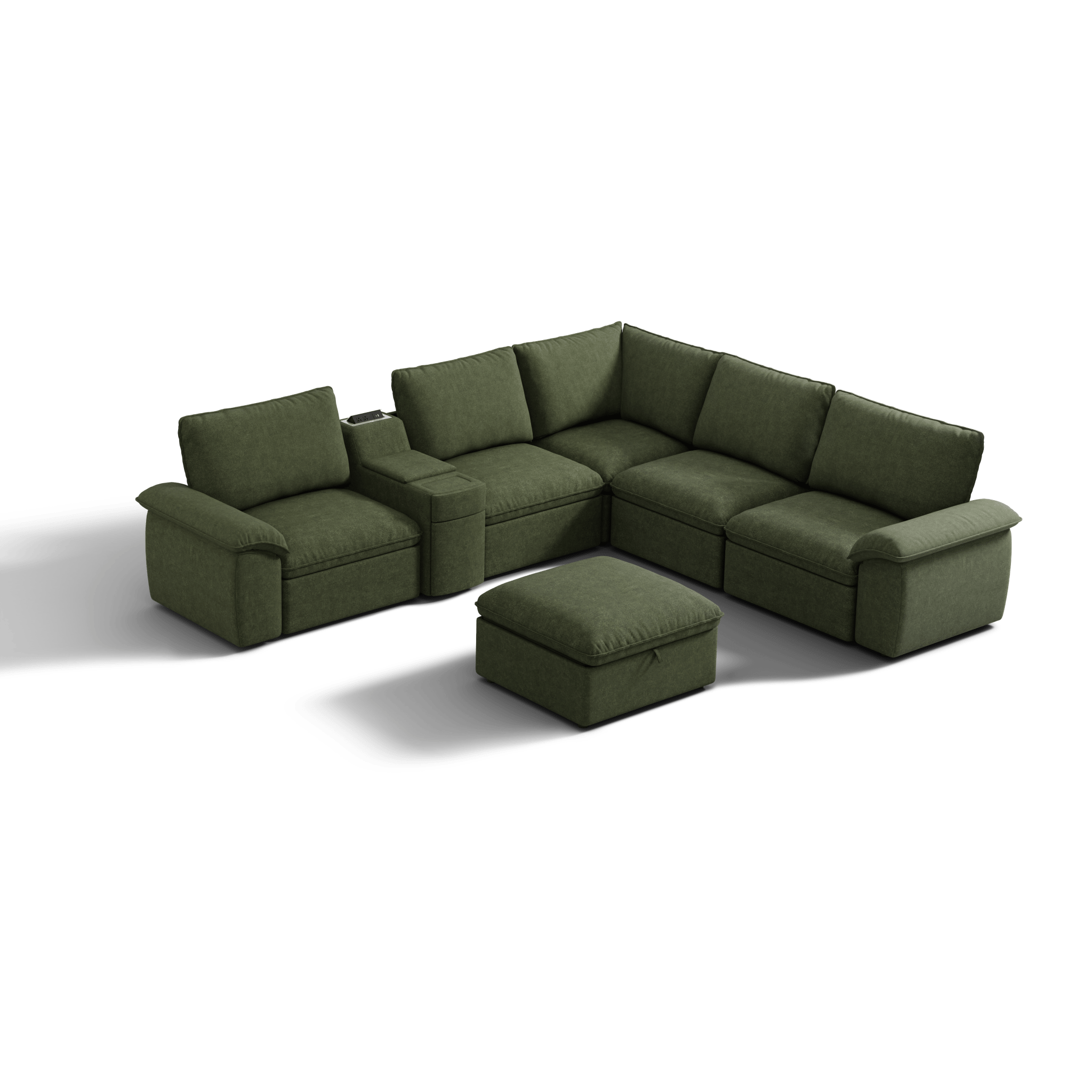 SOMA Motion I 6 Seat V - shaped, with Nap Armrests & Console