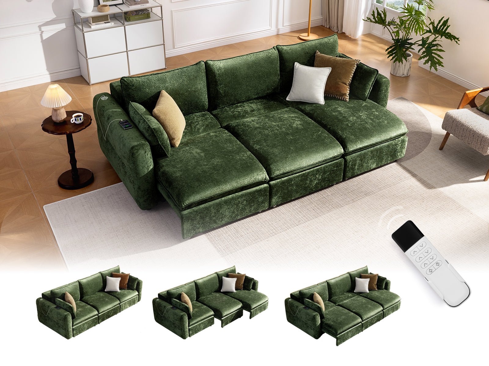 DOVA Oversized Electric Extendable Sofa Bed