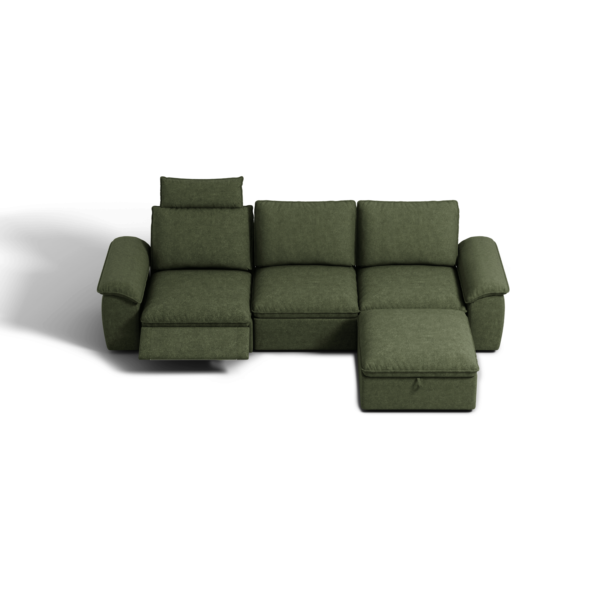 SOMA Motion II 4 Seat L - shaped, with Recliner & Nap Armrests