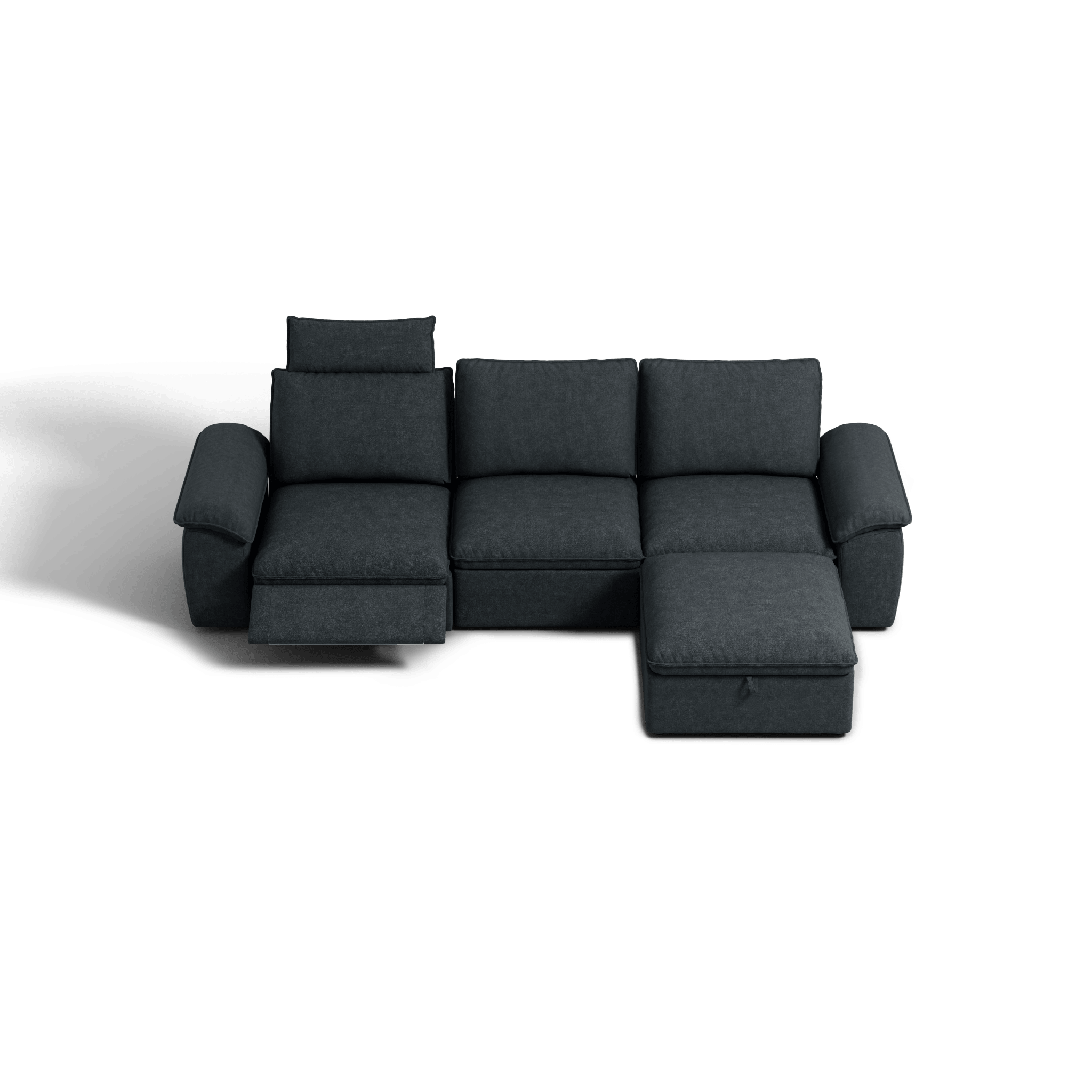 SOMA Motion II 4 Seat L - shaped, with Recliner & Nap Armrests