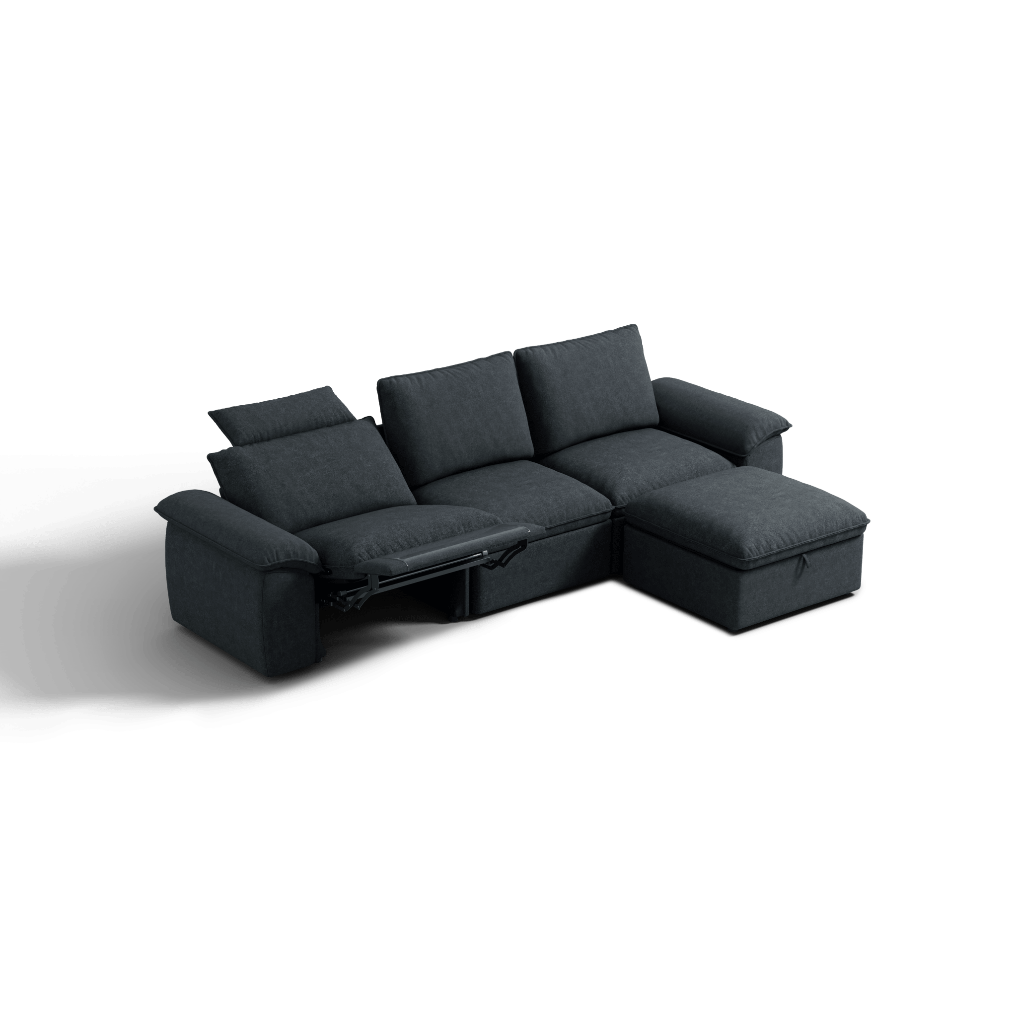 SOMA Motion II 4 Seat L - shaped, with Recliner & Nap Armrests