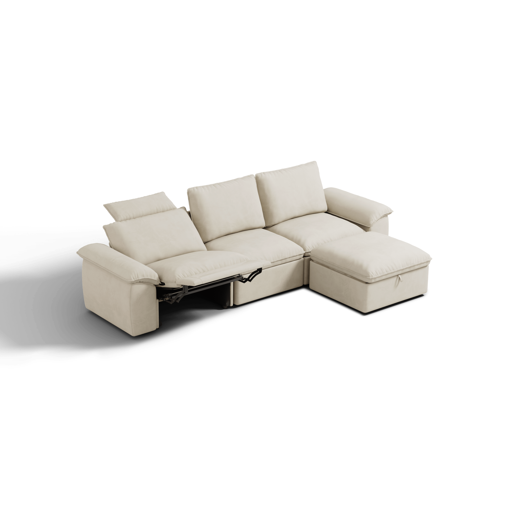 SOMA Motion II 4 Seat L - shaped, with Recliner & Nap Armrests