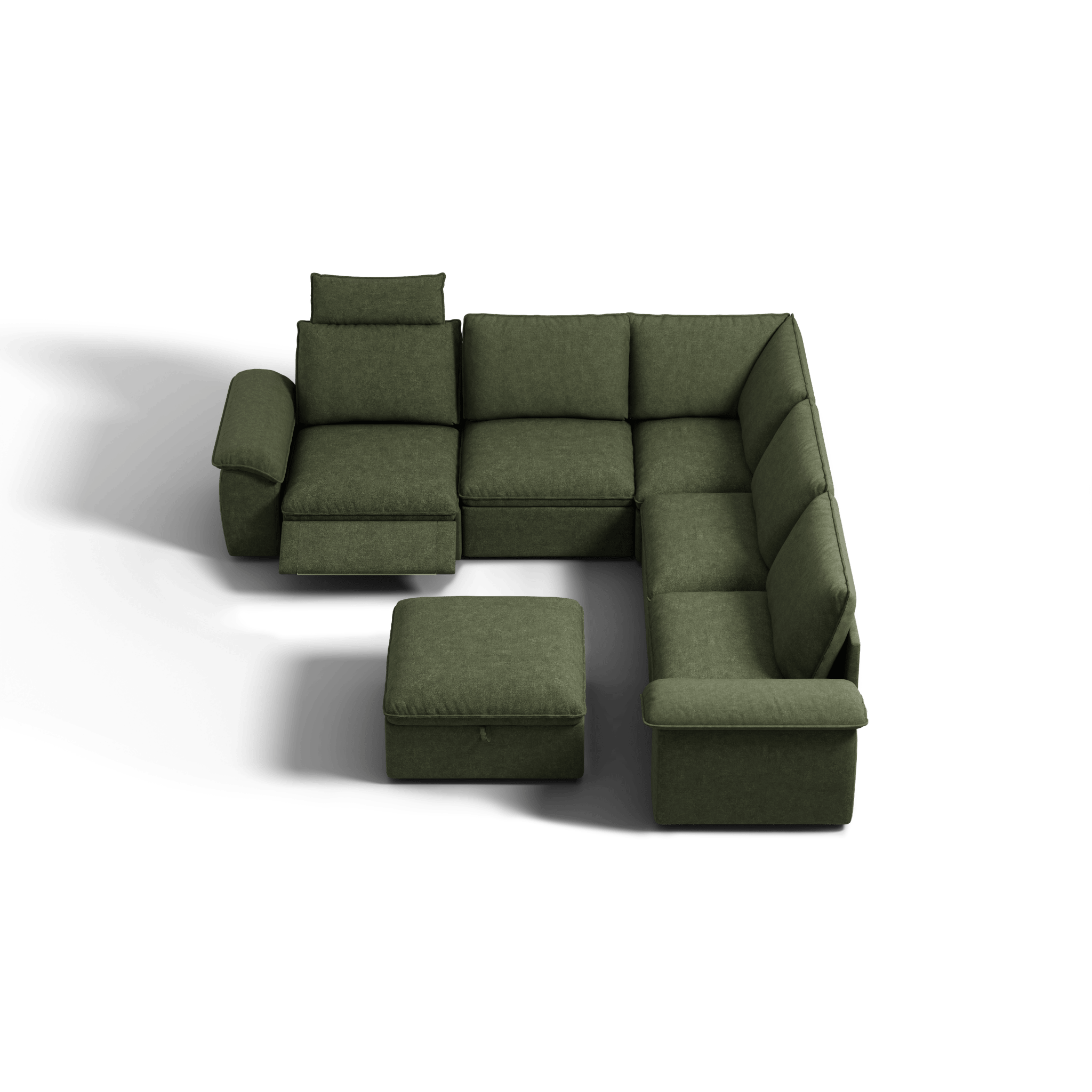 SOMA Motion II 6 Seat V - shaped, with Recliner & Nap Armrests