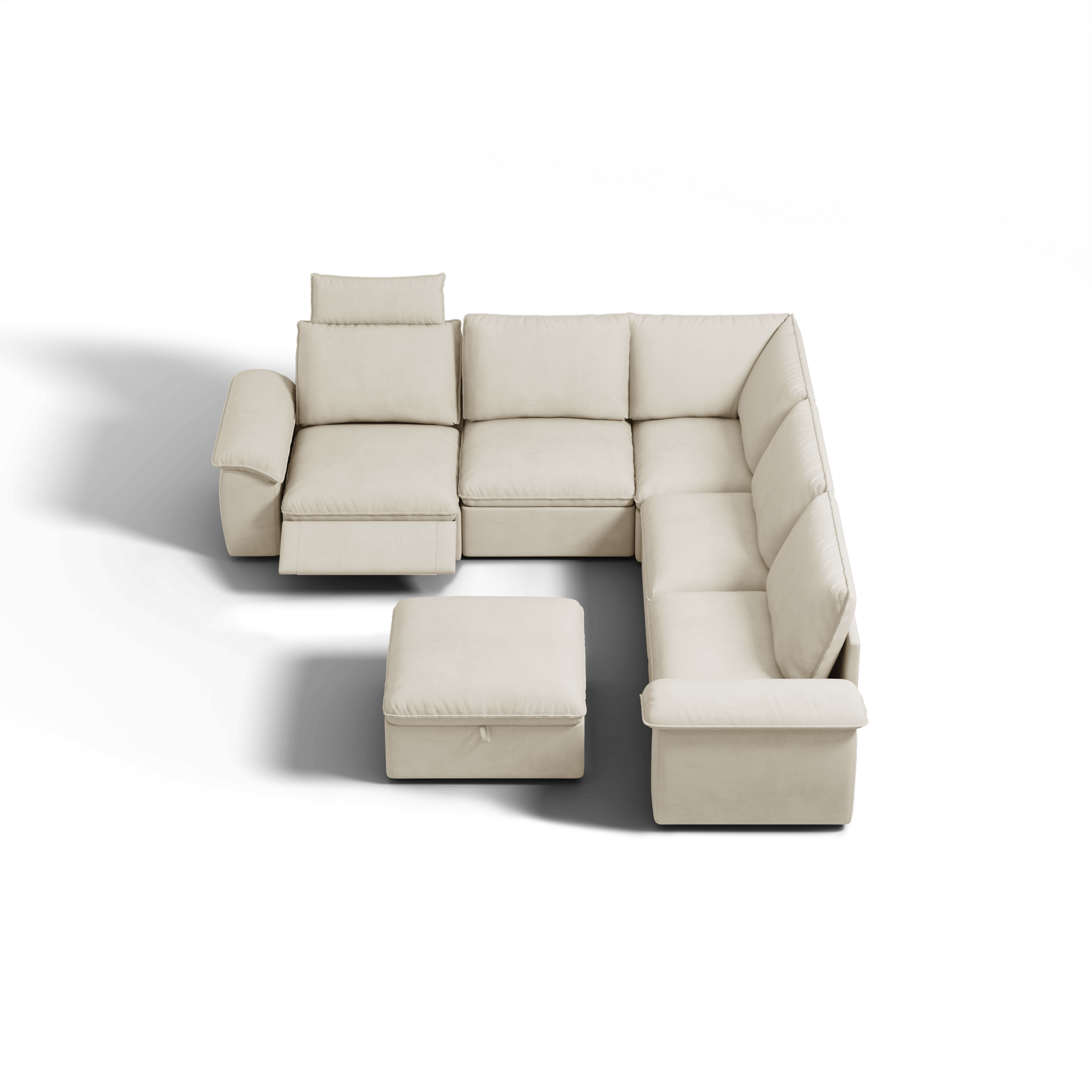 SOMA Motion II 6 Seat V - shaped, with Recliner & Nap Armrests