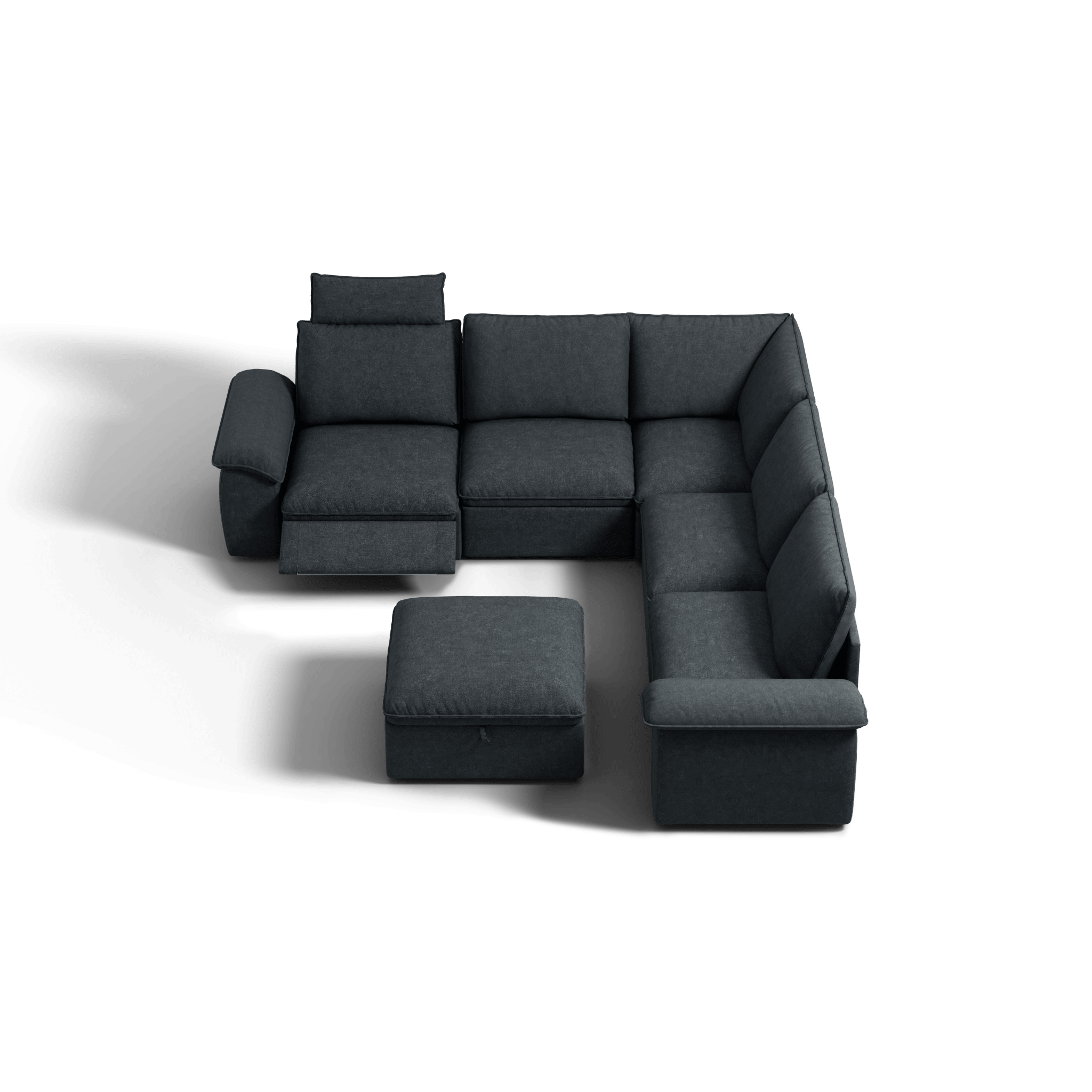 SOMA Motion II 6 Seat V - shaped, with Recliner & Nap Armrests