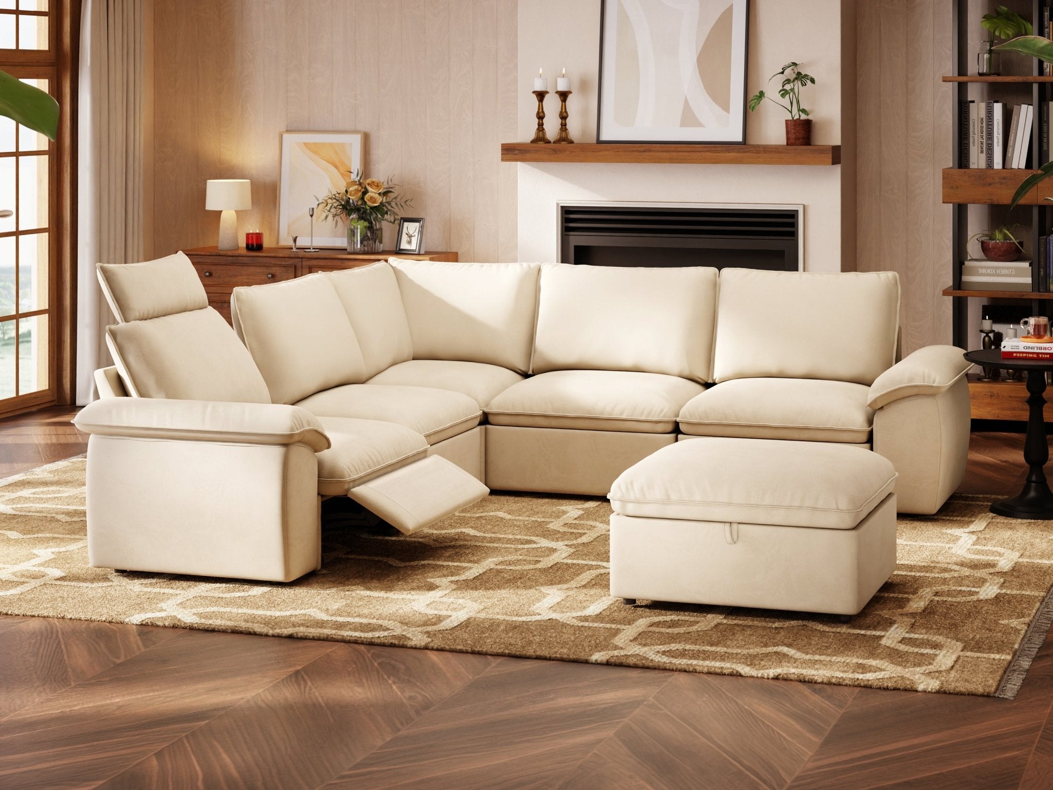 SOMA Motion II 6 Seat V - shaped, with Recliner & Nap Armrests