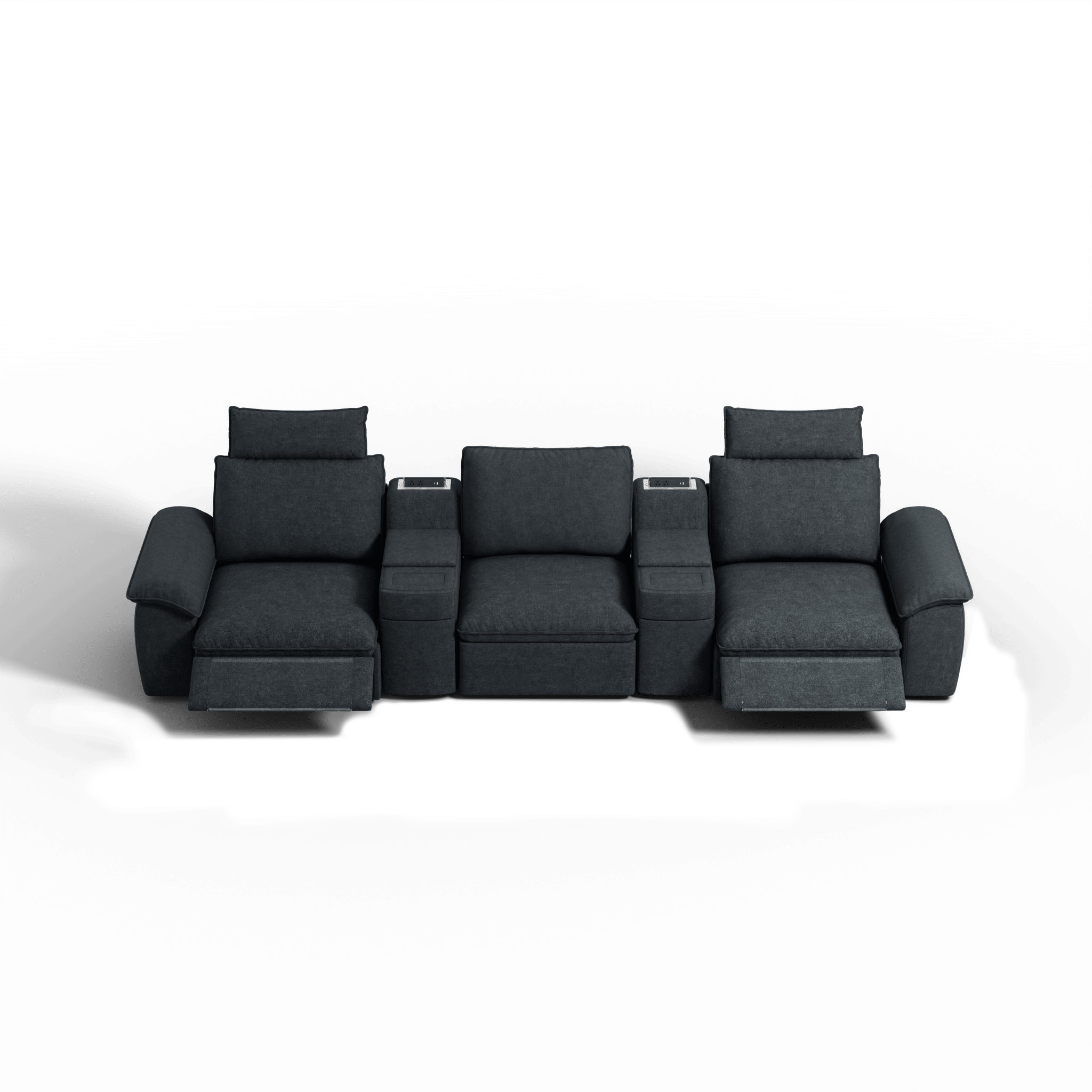 SOMA Prestige 3 Seat, with 2 Recliners & 2 Consoles | Nap Armrests