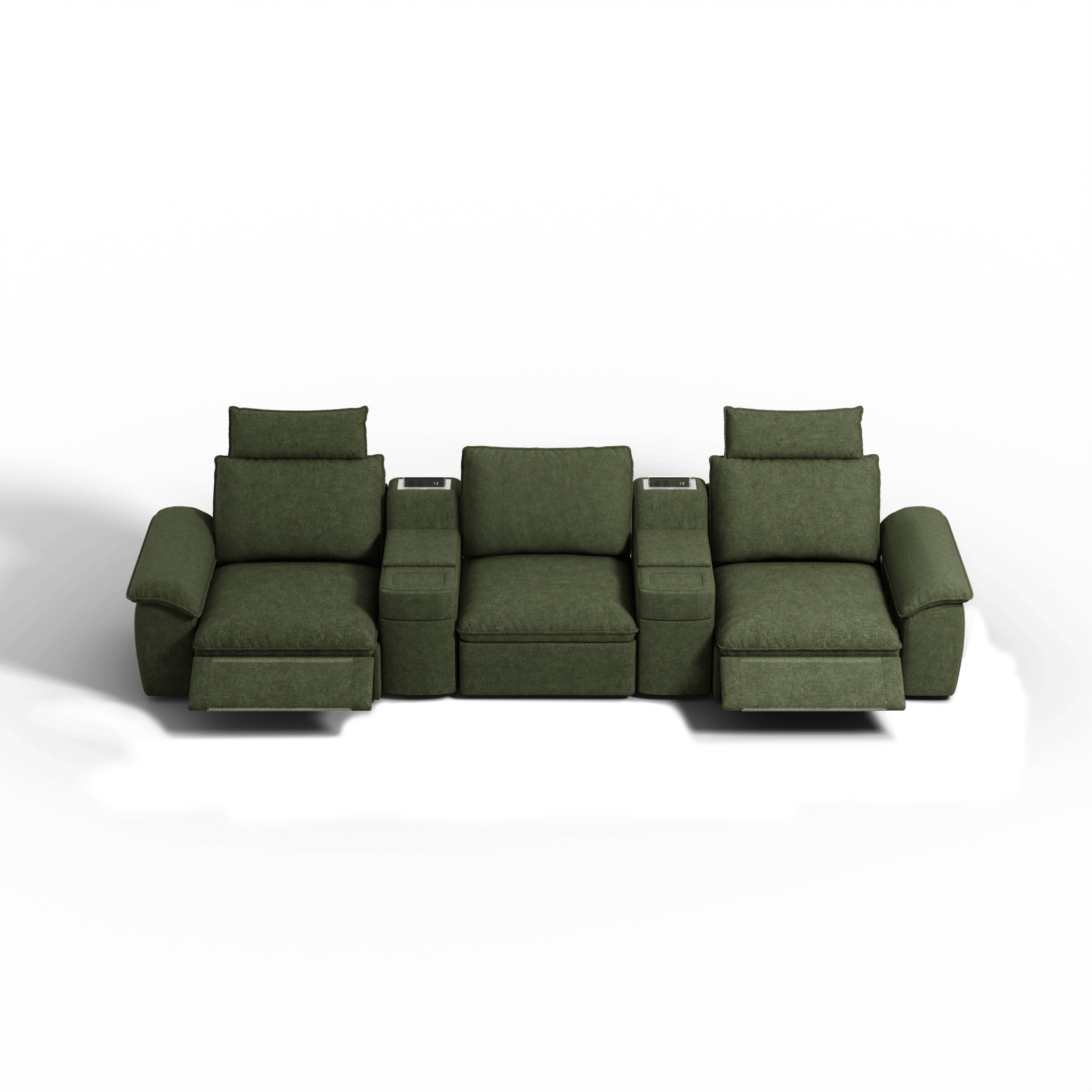SOMA Prestige 3 Seat, with 2 Recliners & 2 Consoles | Nap Armrests