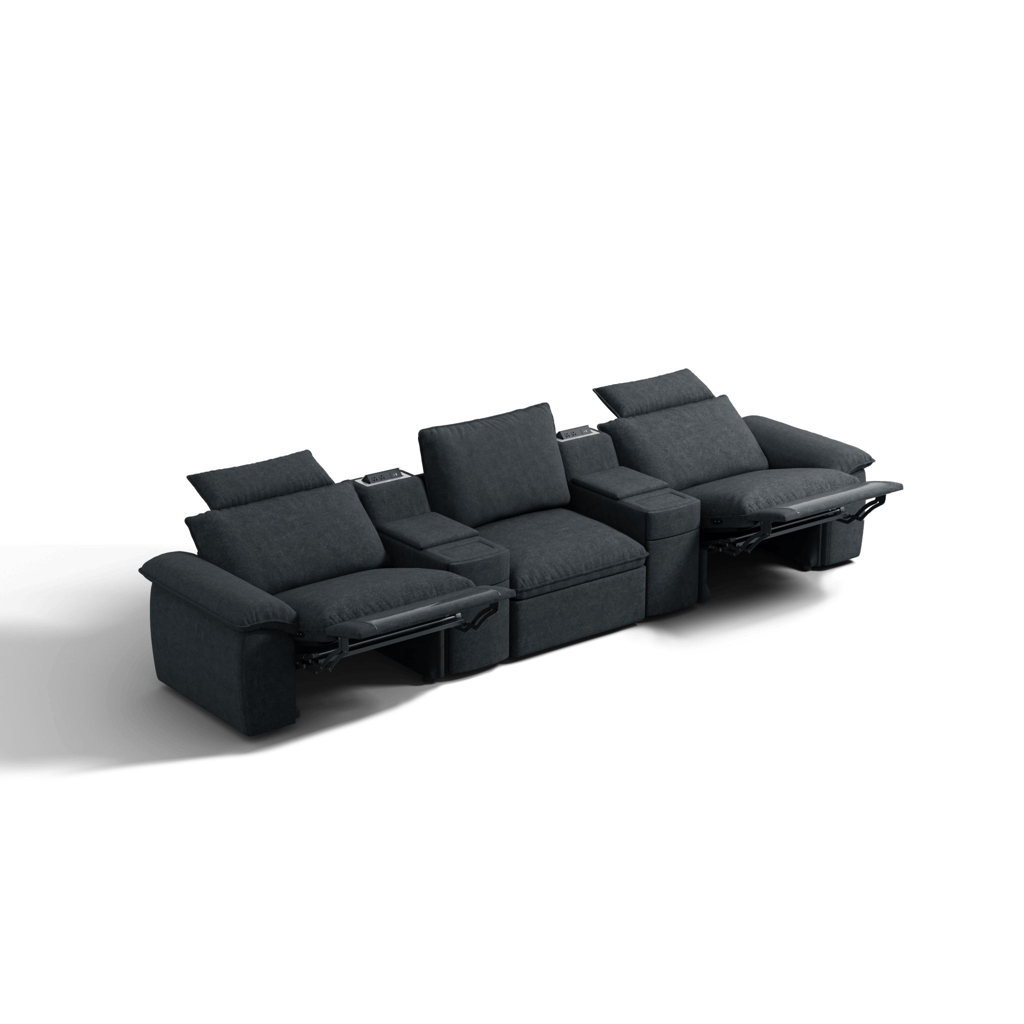 SOMA Prestige 3 Seat, with 2 Recliners & 2 Consoles | Nap Armrests